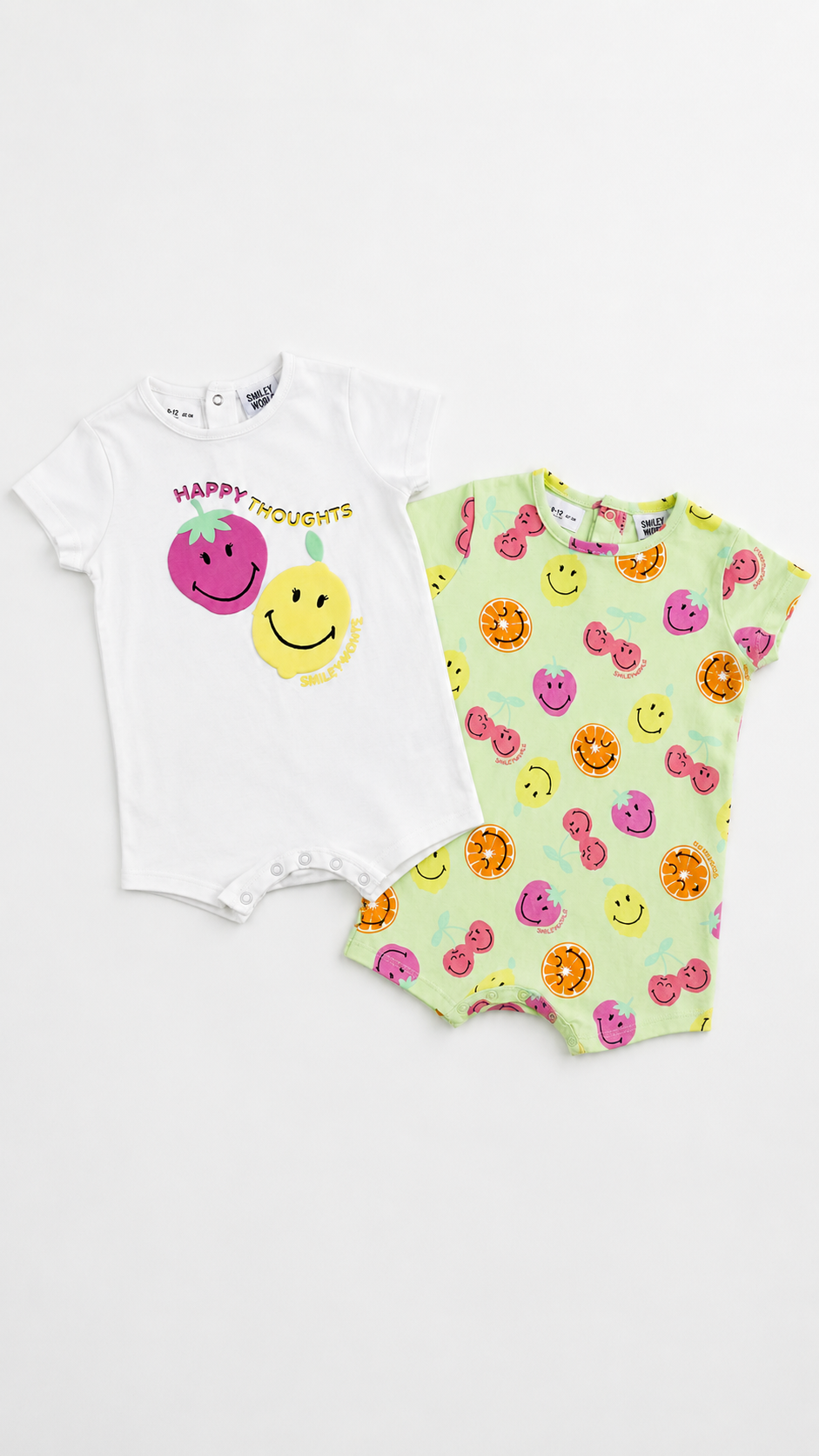 Lot de 2 Barboteuses Lefties Smileys 12-18 mois 86cm