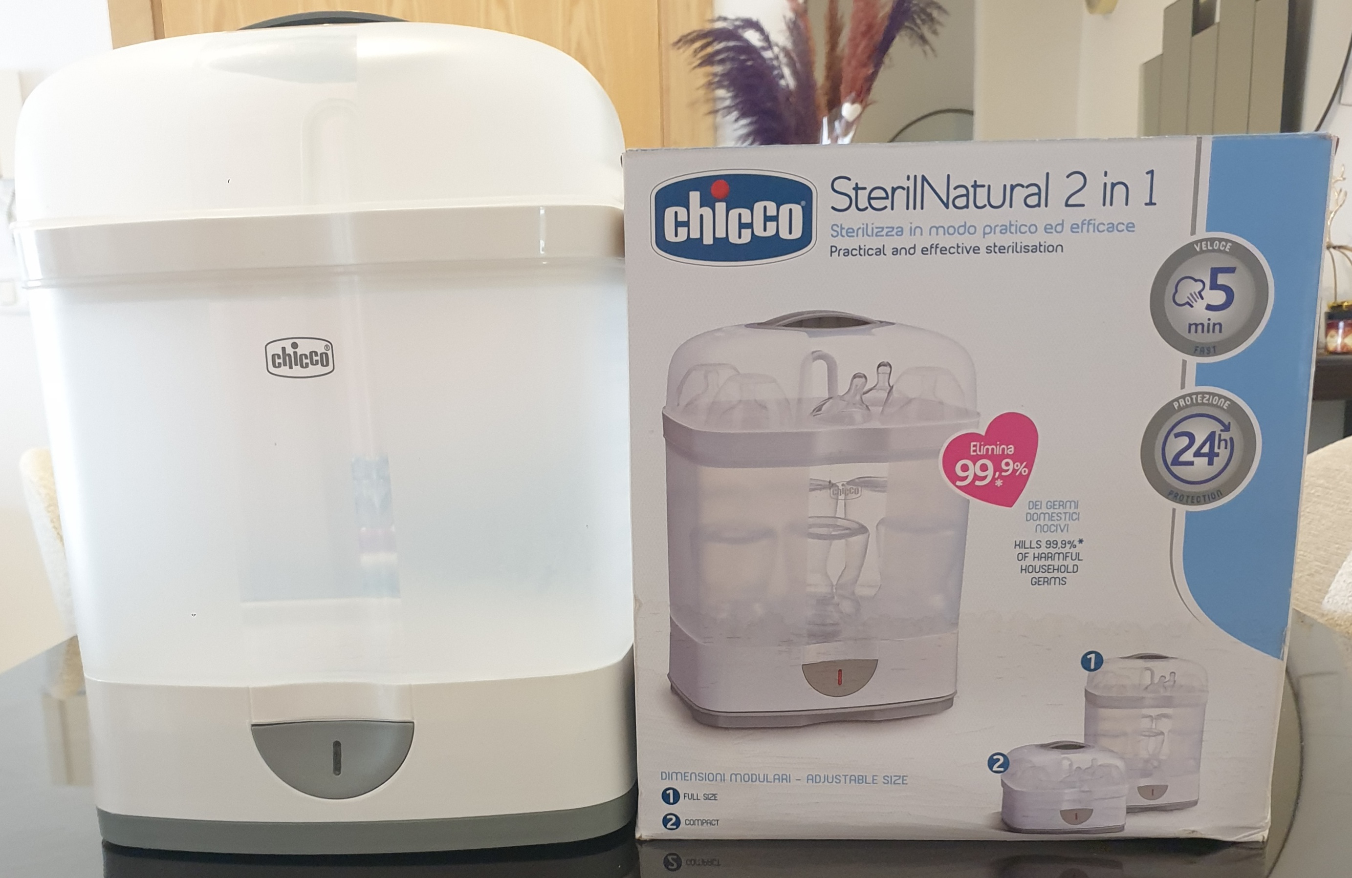 Stérilisateur Chicco 2en1