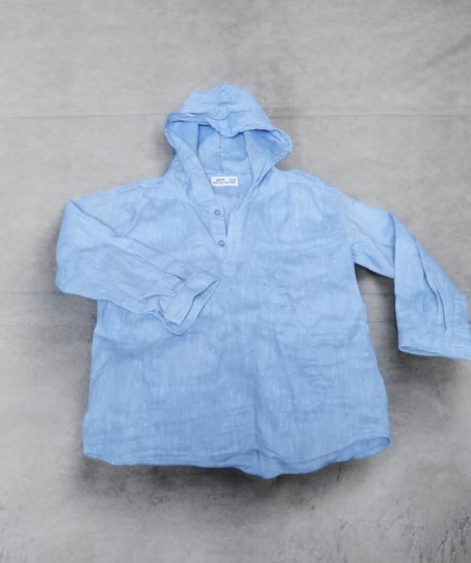 Chemise enfant a capuche