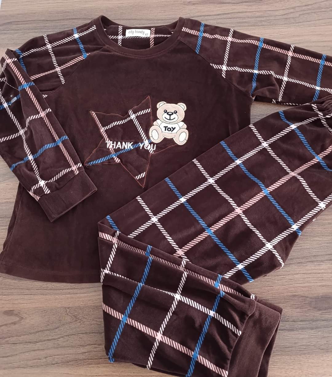 Pyjama velours 12 ans