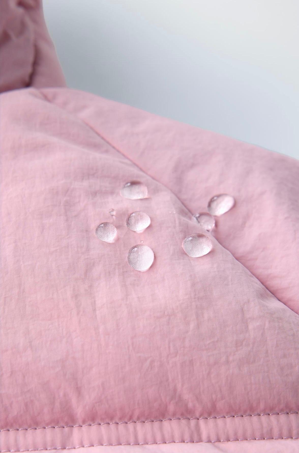 Manteau Matelassé Déperlant À Capuche Rose Zara 3 ans 98cm