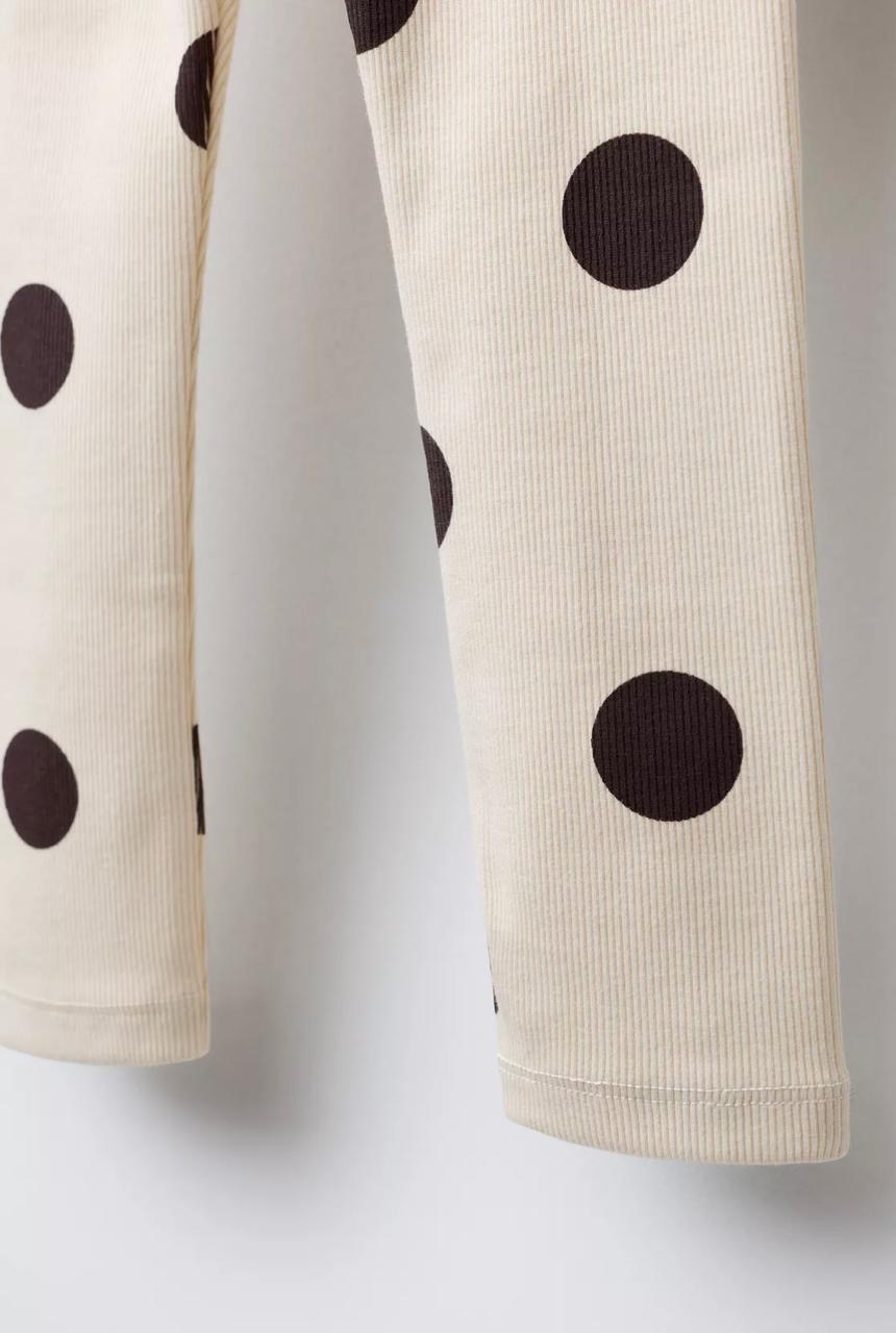 Ensemble 2 Pièces À Pois Sweat Et Legging Zara 18 mois 86cm
