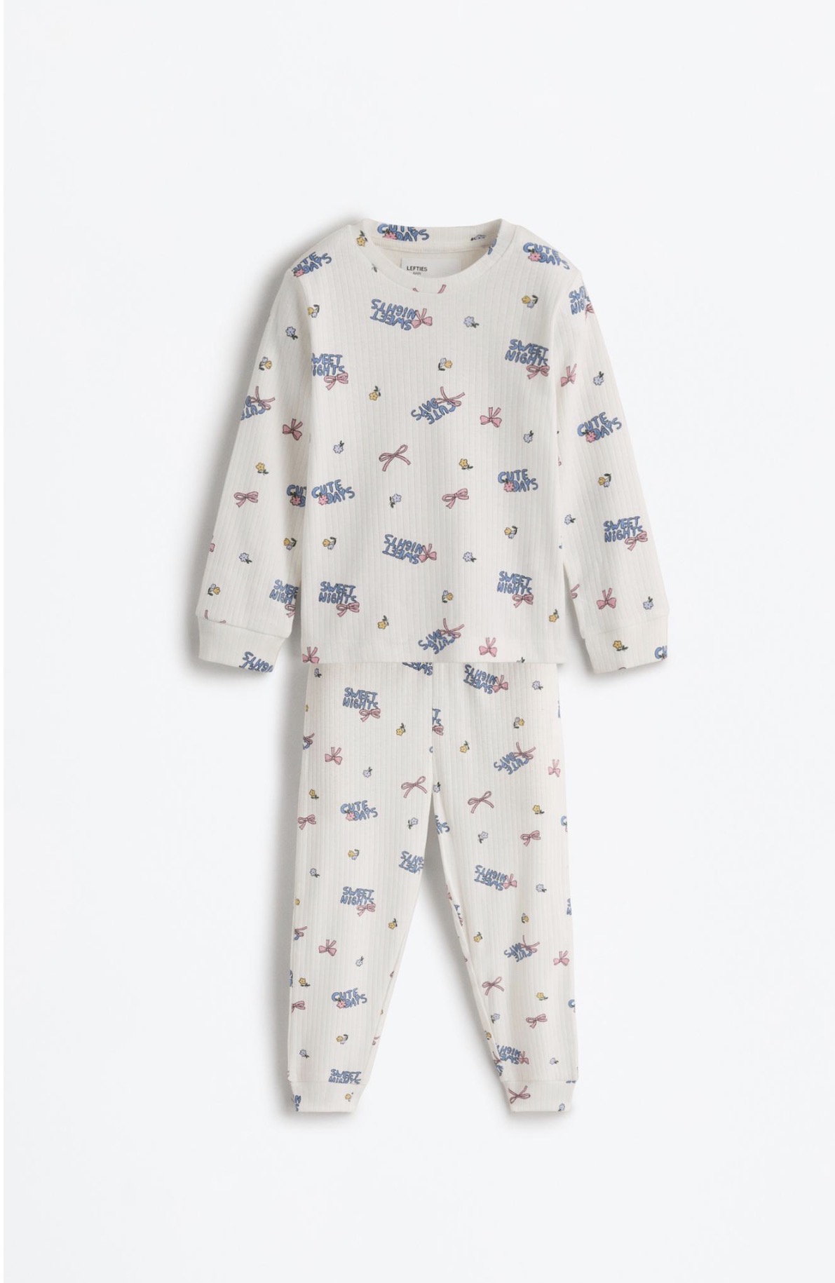 Pyjama 2 Pièces Coton Côtelé Imprimé Lefties