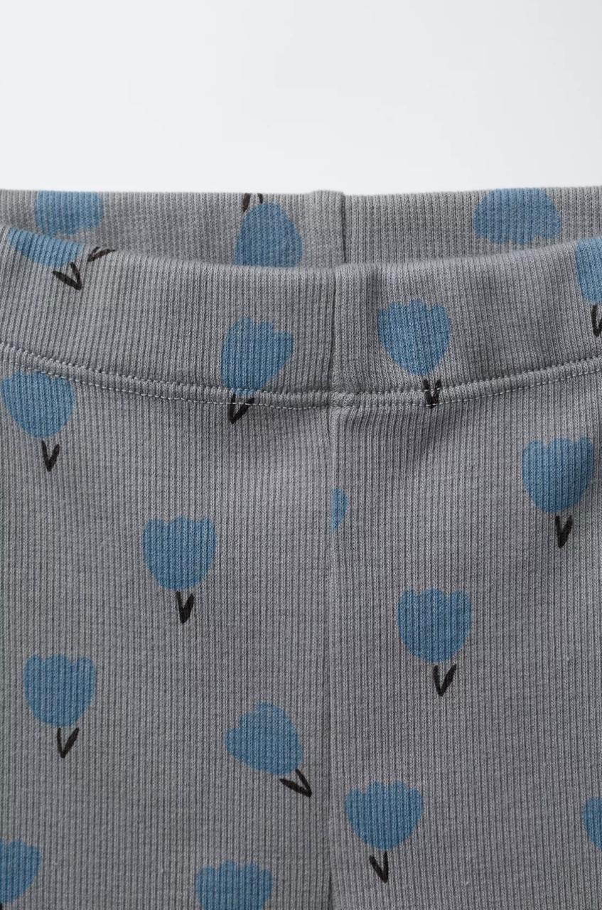 Ensemble 2 Pièces Sweat En Molleton Gratté Et Legging En Coton Côtelé Zara 18 mois 86cm