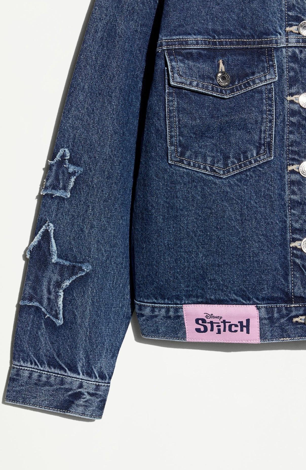 Veste En Jean Avec Écussons Étoiles Lefties 13-14 ans 164cm