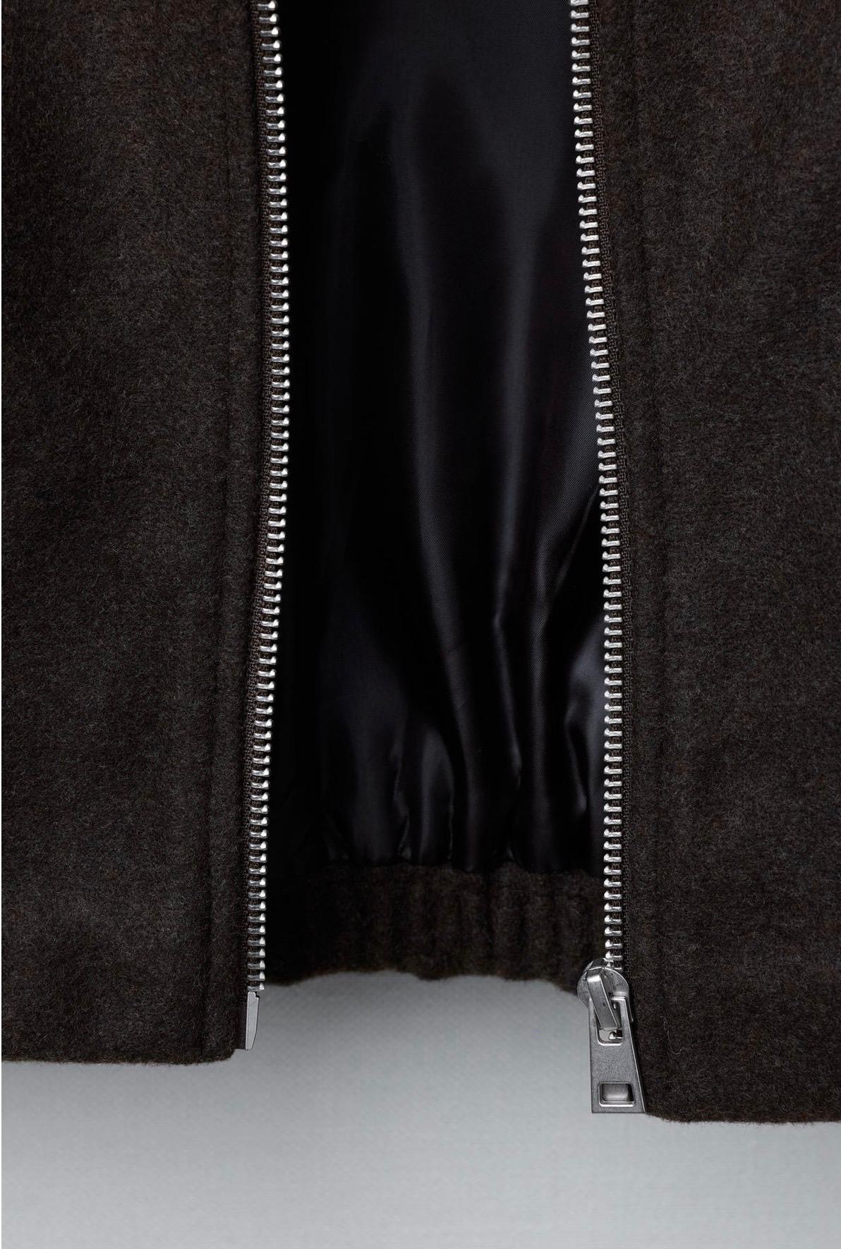 Blouson Bomber En Matière Douce Zara 8-9 ans 131cm