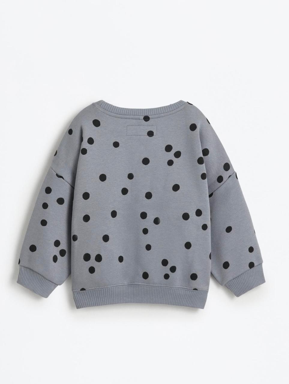 Ensemble 2 Pièces Sweat En Molleton Gratté à Pois Et Legging En Coton Côtelé Lefties