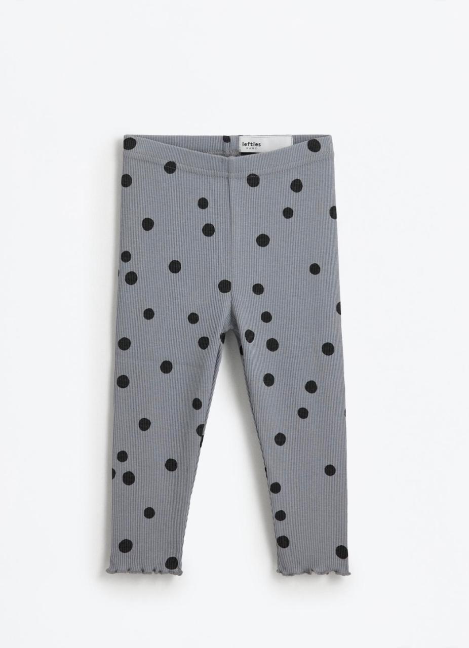 Ensemble 2 Pièces Sweat En Molleton Gratté à Pois Et Legging En Coton Côtelé Lefties