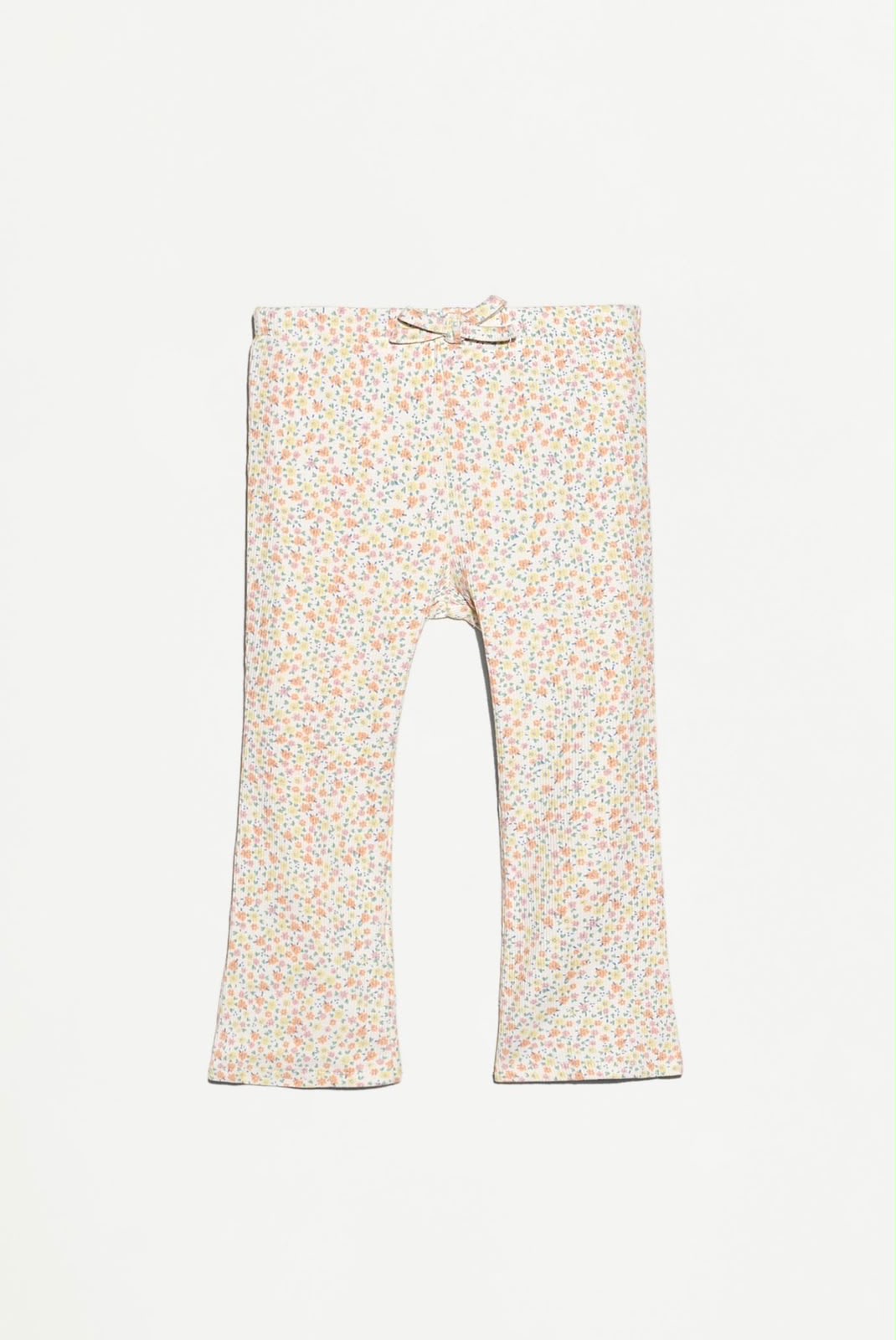 Ensemble 2 Pièces Sweat En Molleton Non Gratté Et Legging Flare En Coton Côtelé Imprimé Fleuri Lefties 3-4 ans 104cm