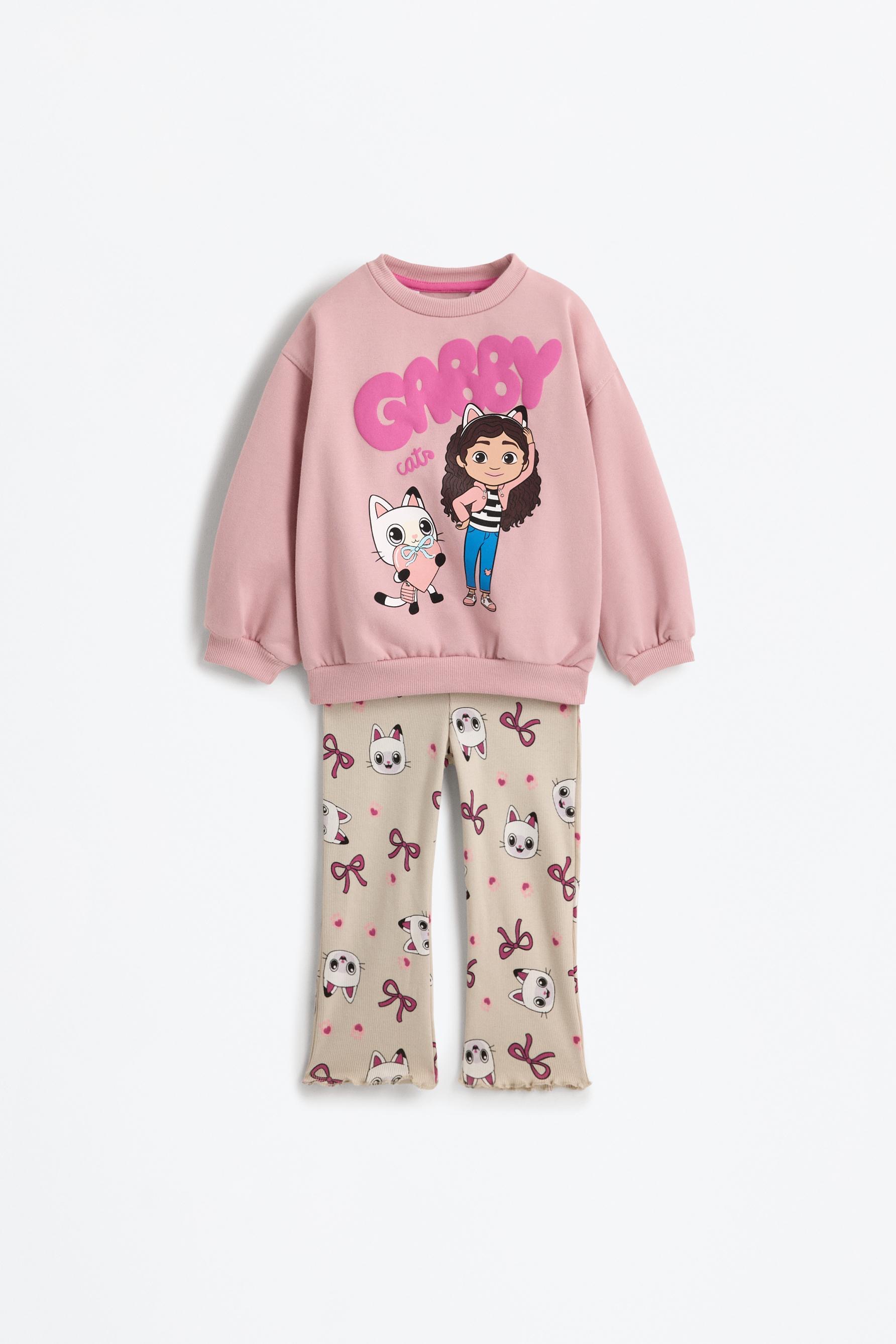 Ensemble 2 Pièces Sweat En Molleton Gratté Et Pantalon Flare En Coton Côtelé Lefties 18-24 mois 92cm