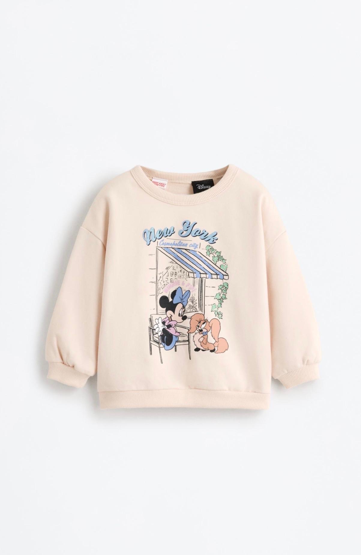 Ensemble 2 Pièces Sweat En Molleton Non Gratté Et Legging En Coton Côtelé Et Bleu Lefties