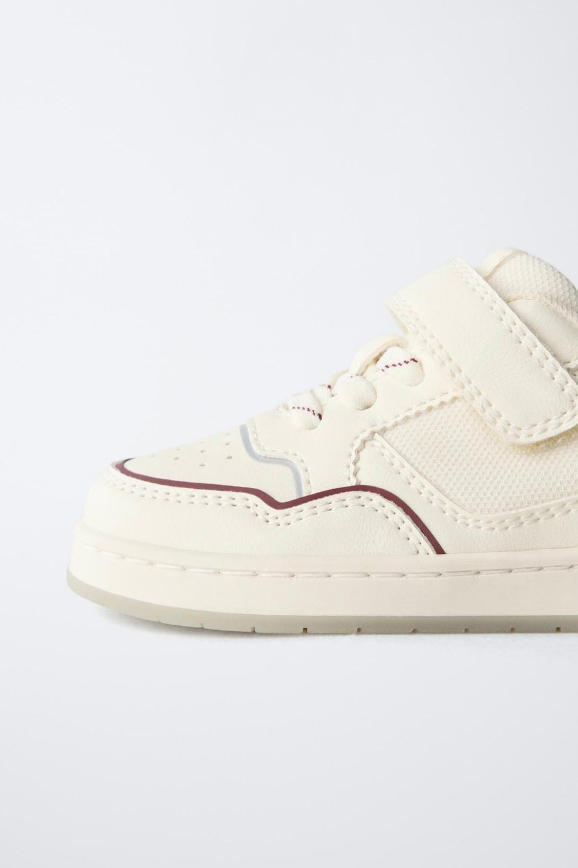 Baskets Multimatières À Lacets Élastiques Et Scratch Zara pointure 23
