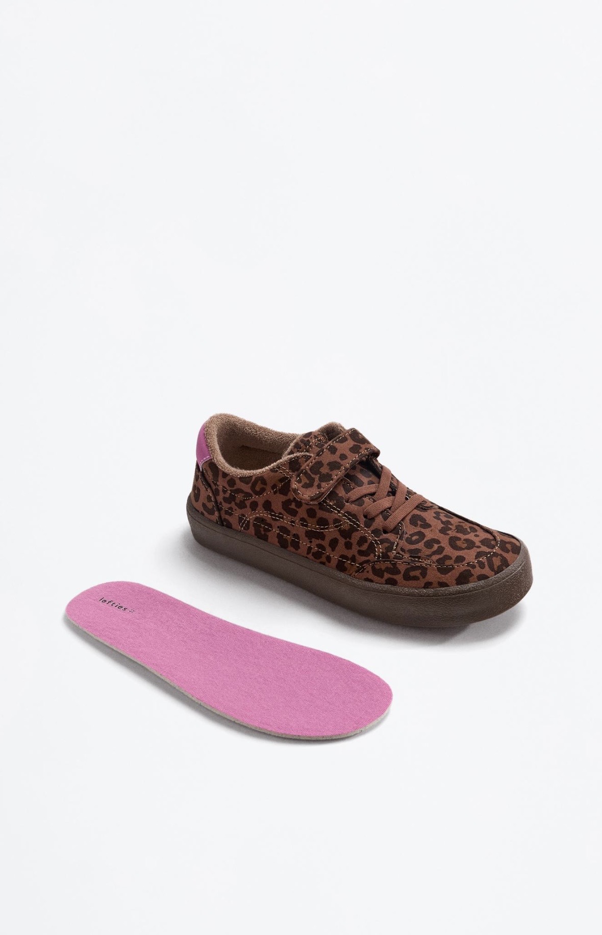 Chaussures Baskets Minimalistes Barefoot Fille Lefties Motif Léopard