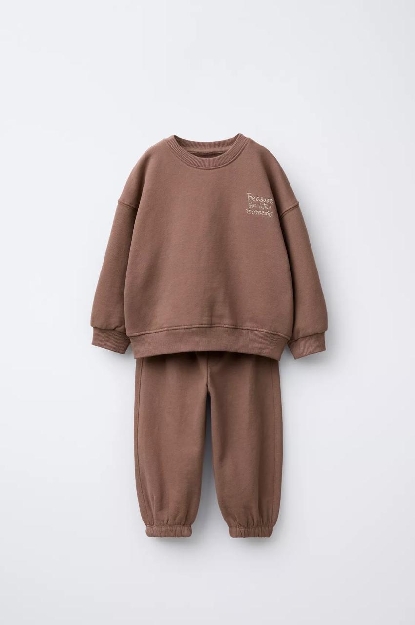 Ensemble Jogging Sweat Et Pantalon En Molleton Non Gratté Zara 18 mois (86cm)