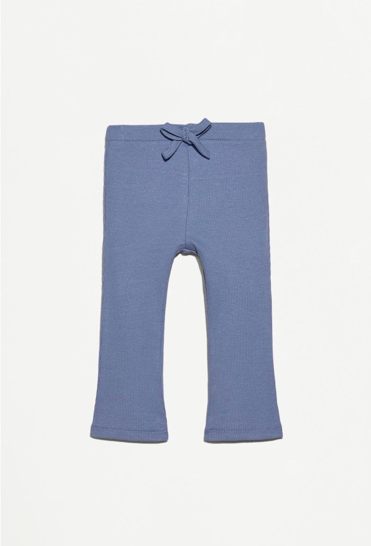 Ensemble 2 Pièces Sweat En Molleton Non Gratté Imprimé Fleuri Et Legging Flare En Coton Côtelé Lefties