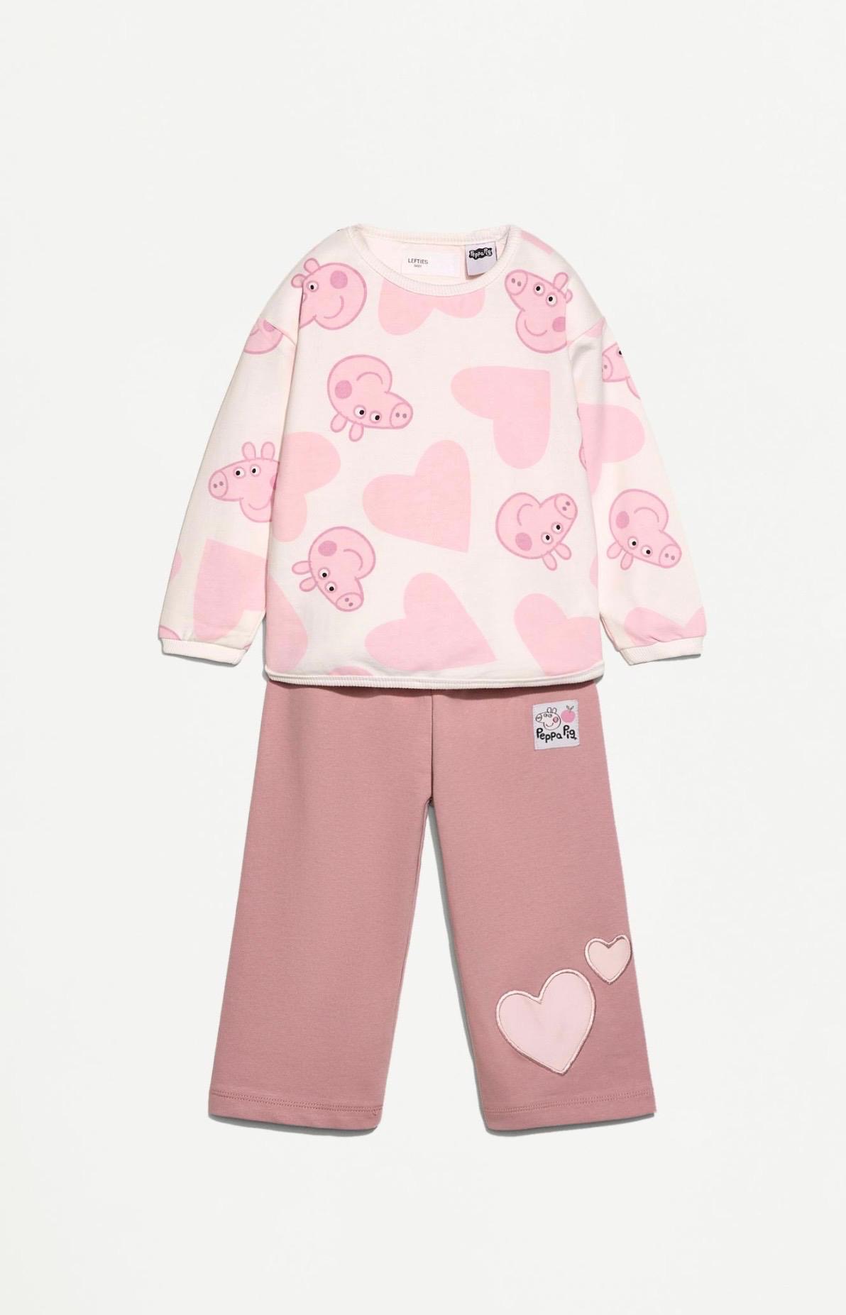 Ensemble 2 Pièces Sweat Et Pantalon Large En Molleton Non Gratté Lefties