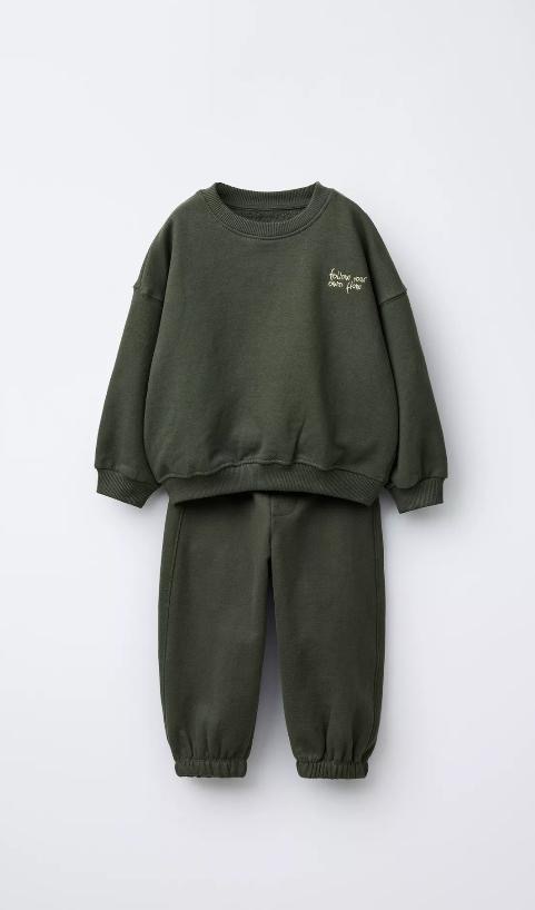 Ensemble Jogging Sweat Et Pantalon En Molleton Non Gratté Zara 18 mois (86cm)