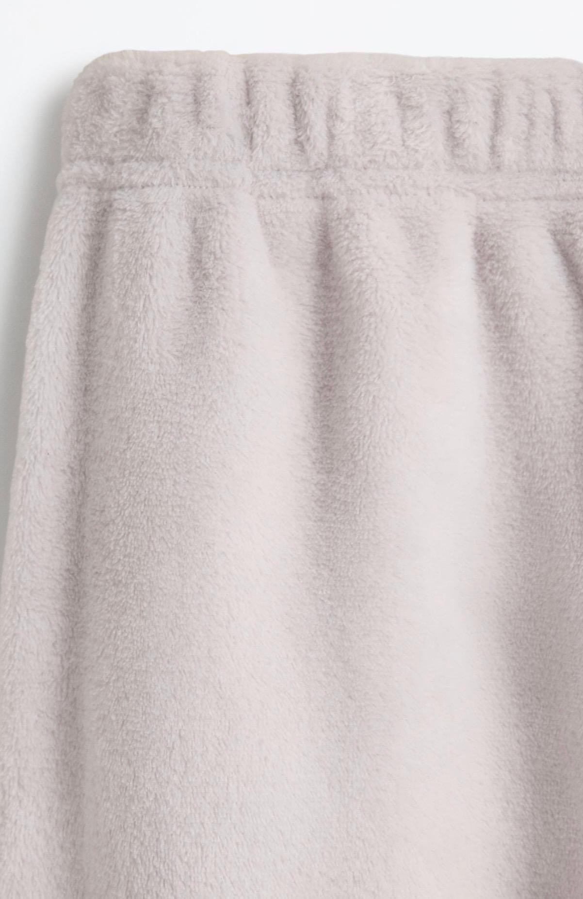 Pyjama 2 Pièces En Tissu Polaire À Empiècement Ourson Gris Clair Lefties