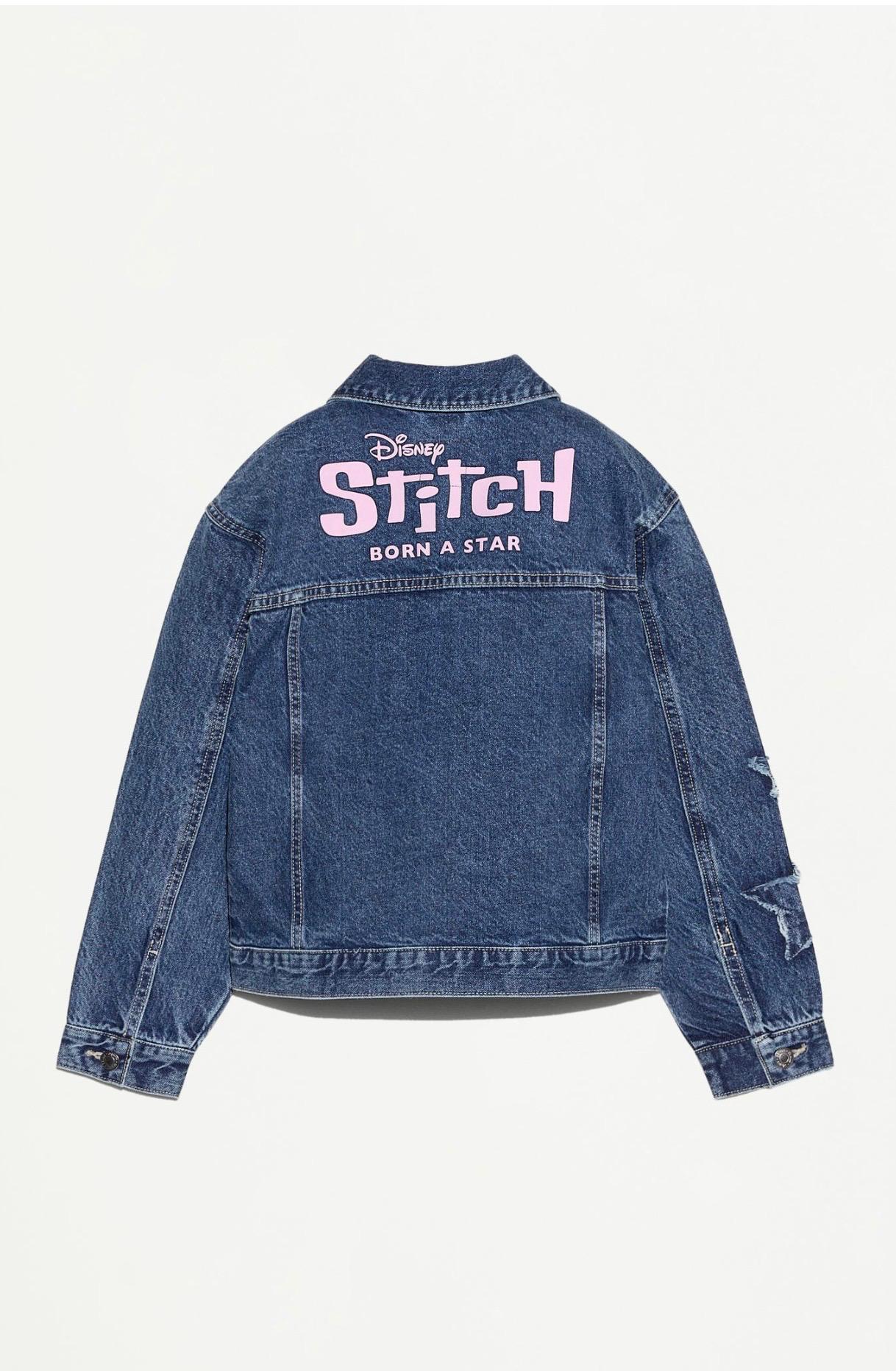 Veste En Jean Avec Écussons Étoiles Lefties 13-14 ans 164cm