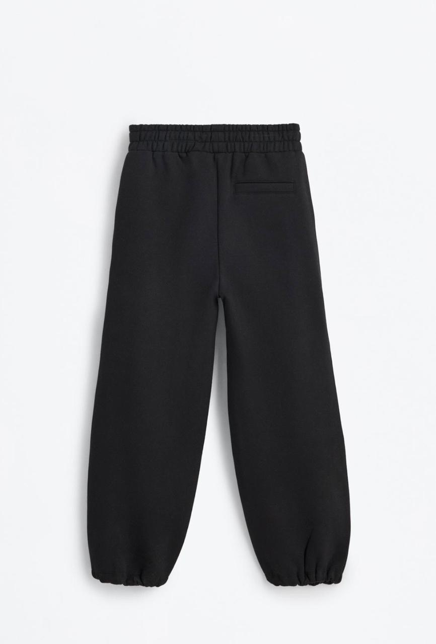 Ensemble Sweat En Molleton Gratté Et Pantalon Parachute Noir Lefties 4-5 ans 110cm