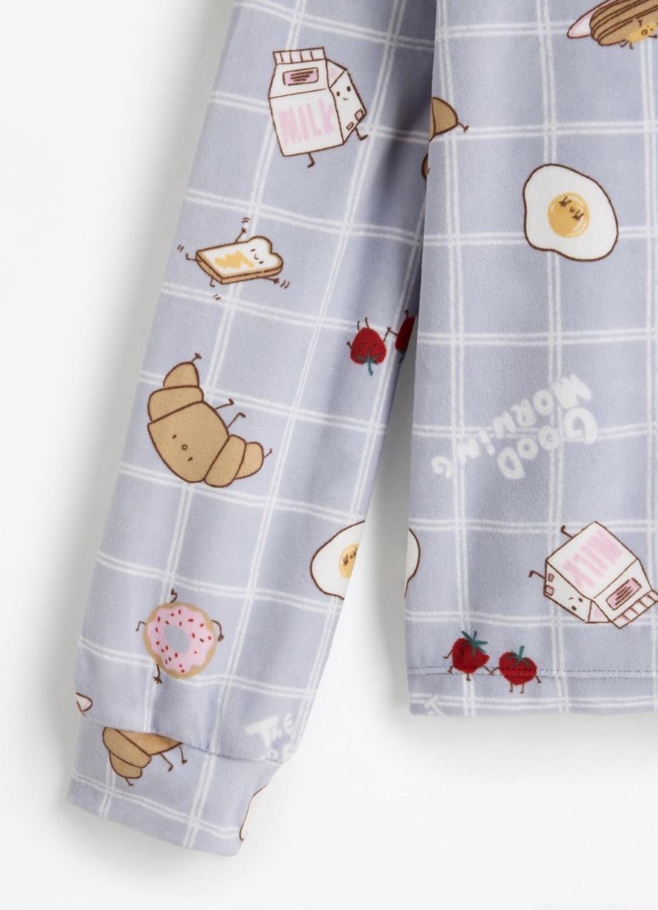Pyjama Deux Pièces Velours à motifs Petit-Déjeuner Lefties 4-5 ans 110cm