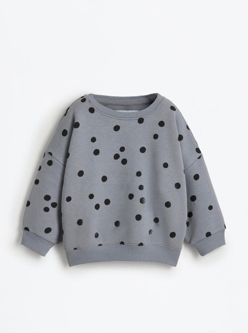 Ensemble 2 Pièces Sweat En Molleton Gratté à Pois Et Legging En Coton Côtelé Lefties