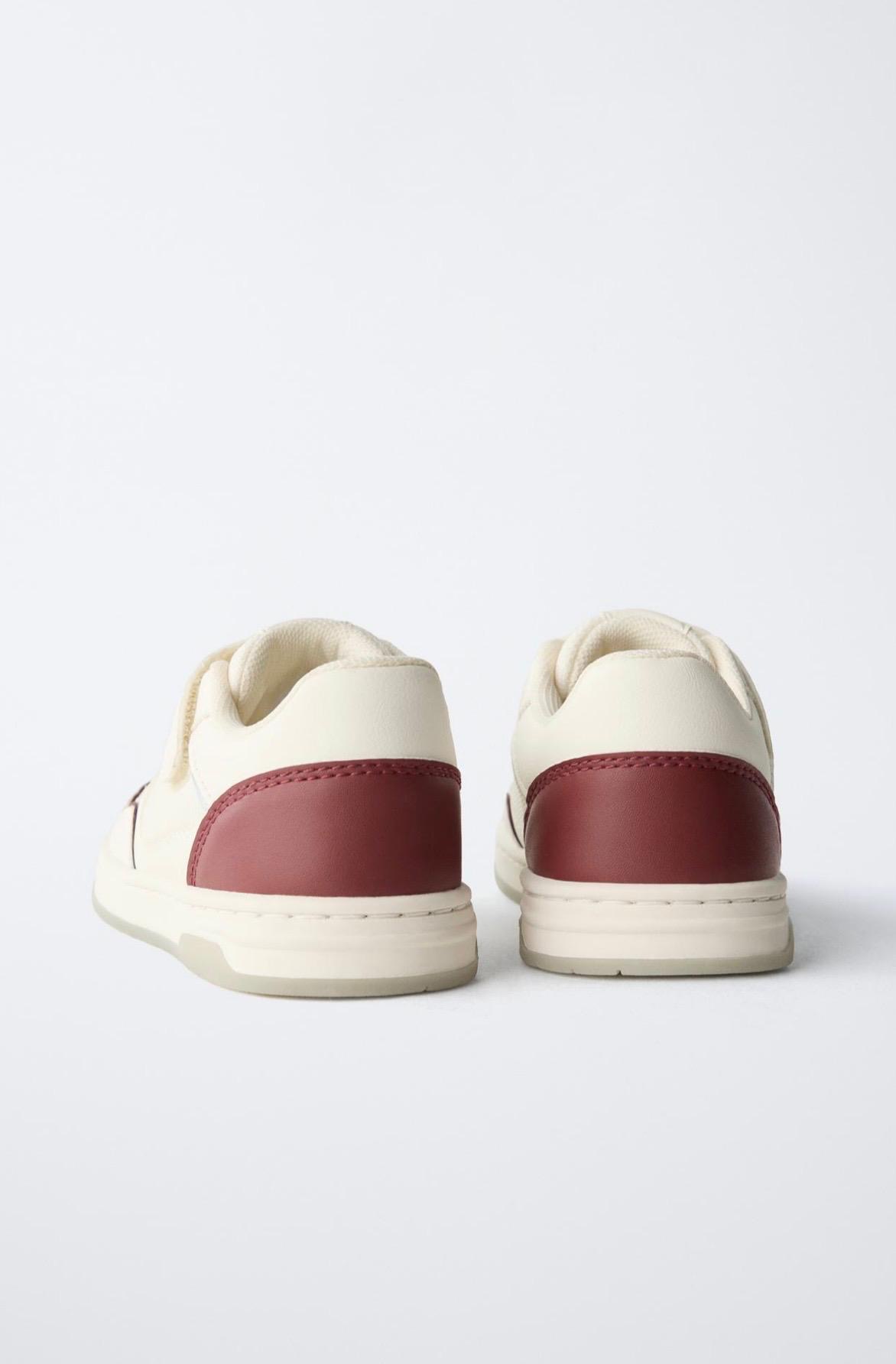 Baskets Multimatières À Lacets Élastiques Et Scratch Zara pointure 23