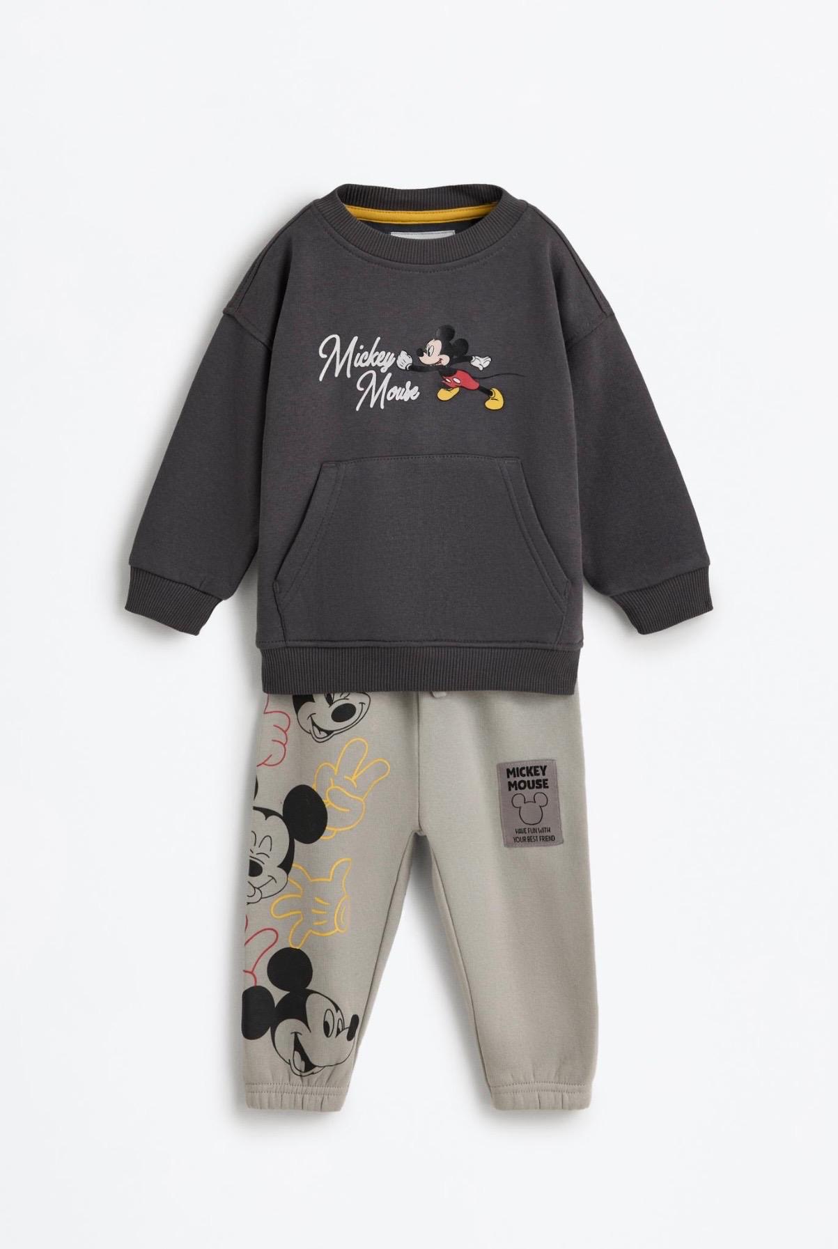 Ensemble 2 Pièces Sweat En Molleton Gratté À Poche Kangourou Et Jogging Lefties