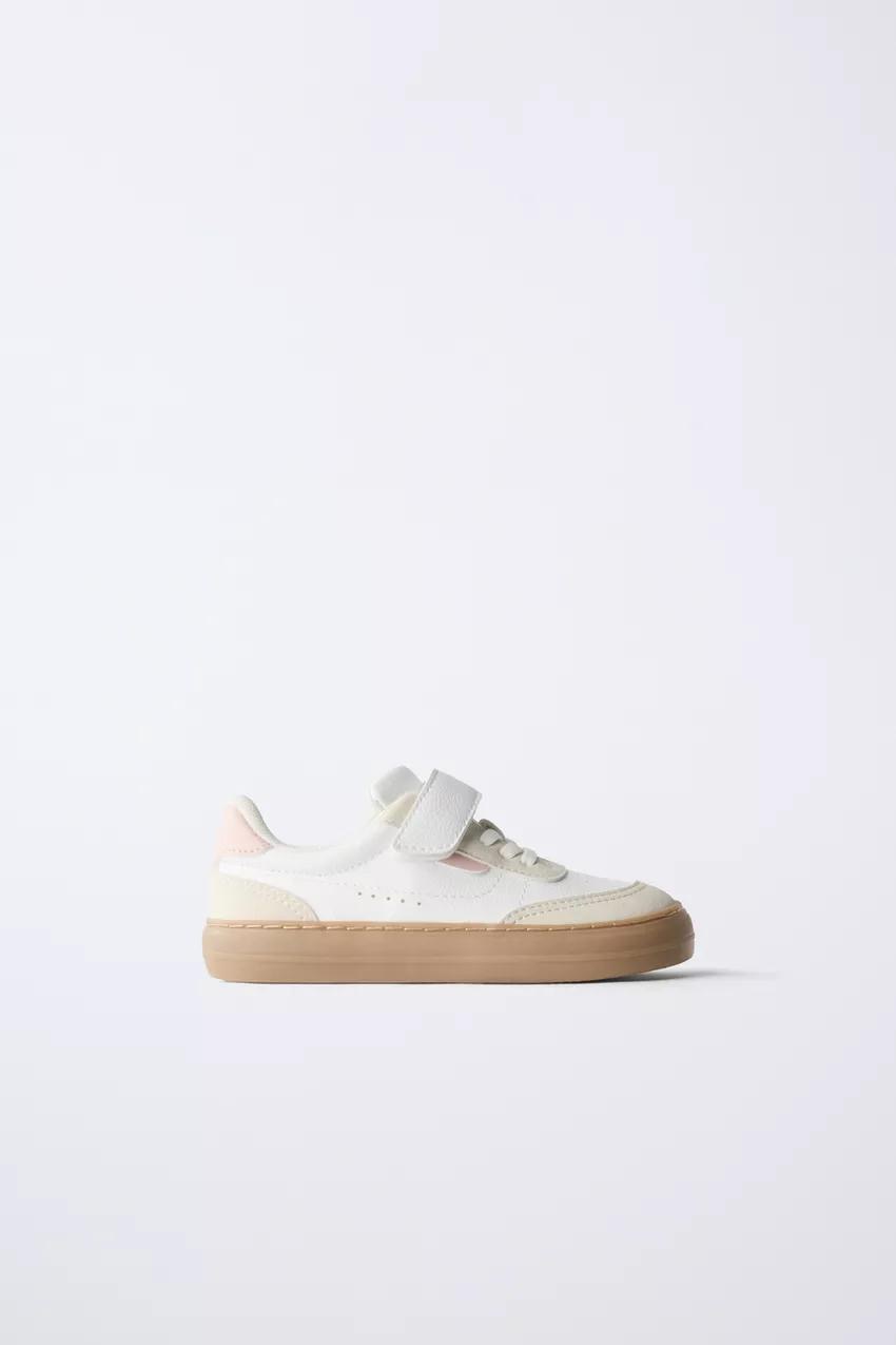 Baskets Barefoot Souples À Scratch Et Lacets Élastiques Zara