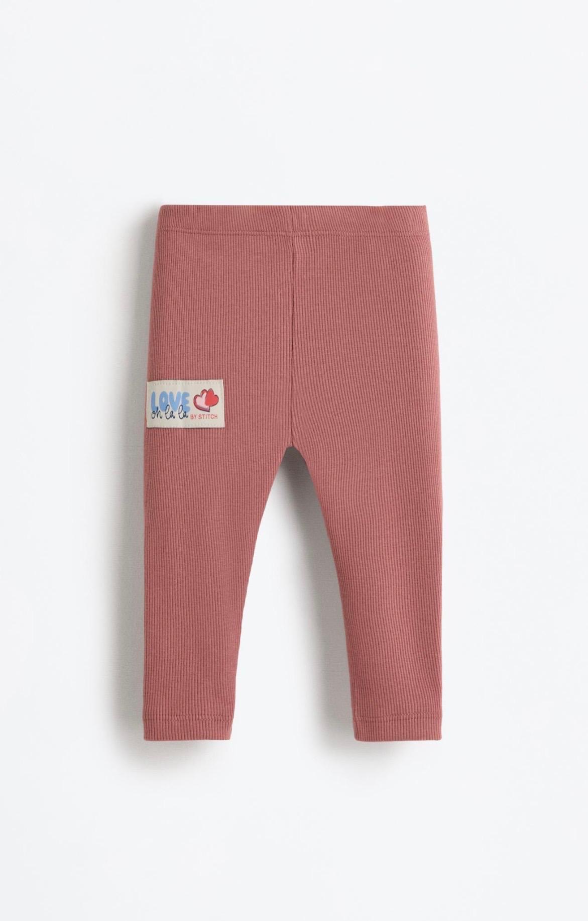 Ensemble 2 Pièces Sweat En Molleton Non Gratté Et Legging En Coton Côtelé Lefties 12-18 mois 86cm