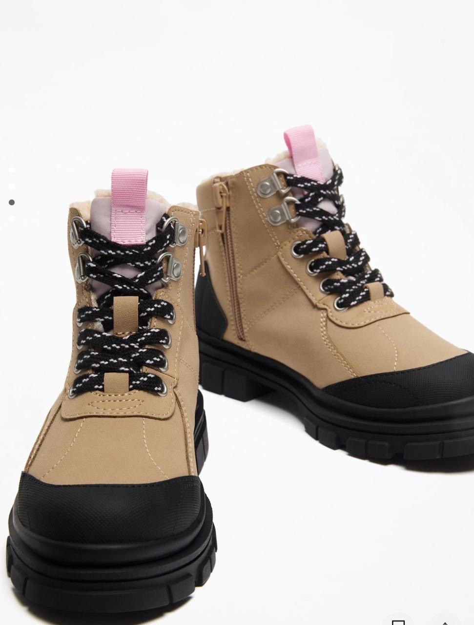 Baskets Montantes Style Trekking Fourrées À Zip Latéral Lefties pointure 29