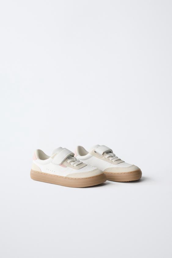 Baskets Barefoot Souples À Scratch Et Lacets Élastiques Zara