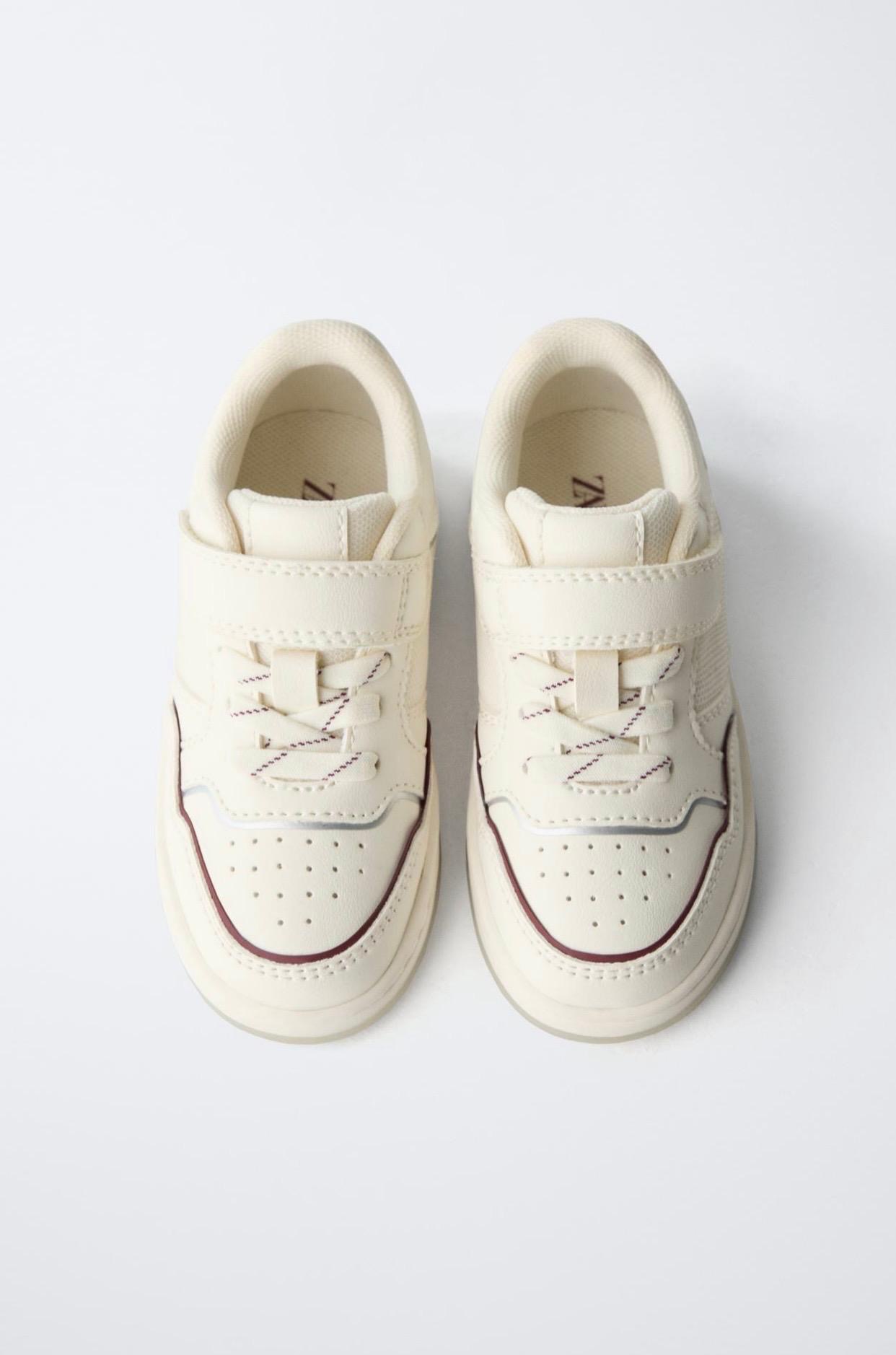 Baskets Multimatières À Lacets Élastiques Et Scratch Zara pointure 23