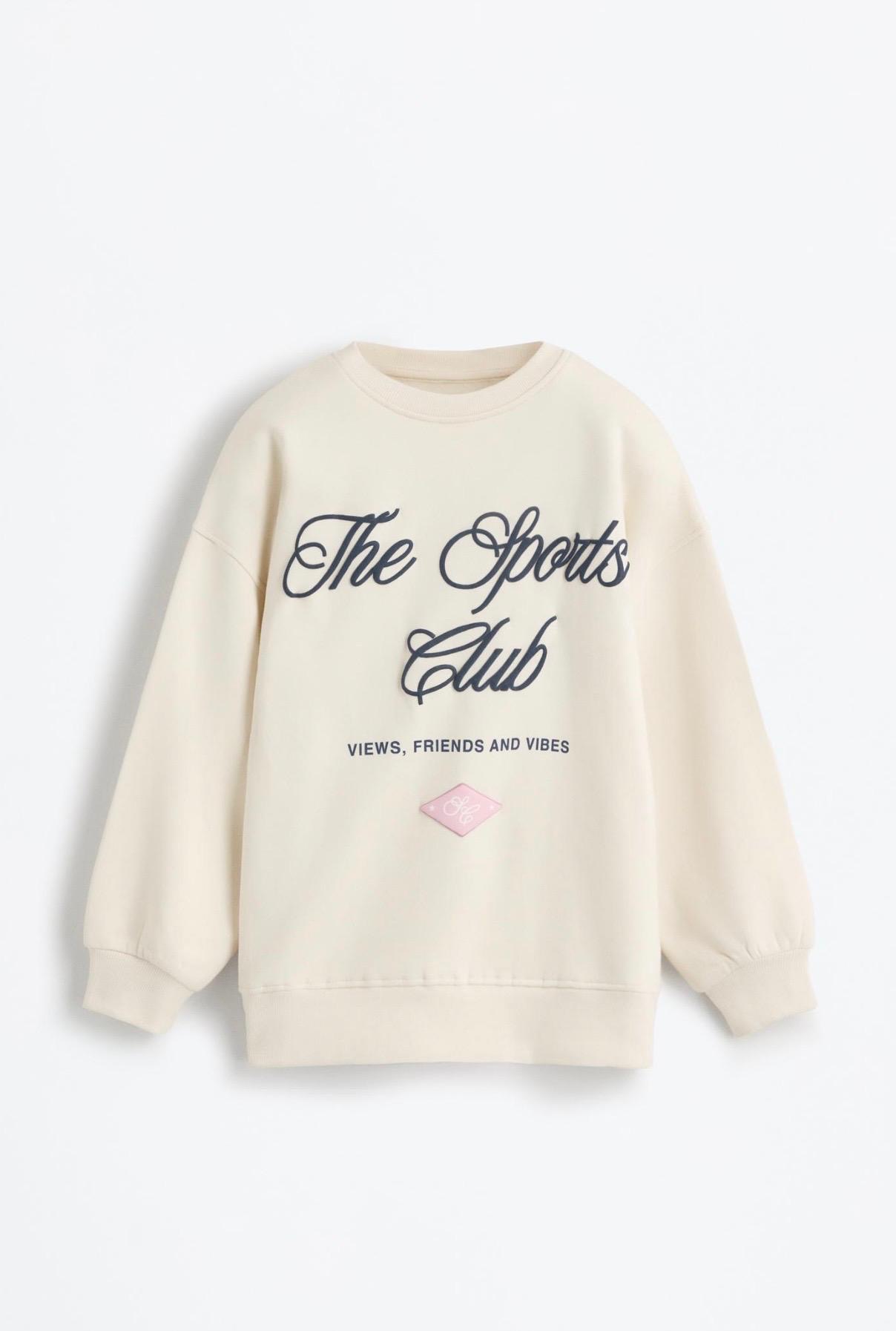 Ensemble 2 Pièces Sweat En Molleton Gratté Imprimé Et Legging Flare En Coton Côtelé Lefties