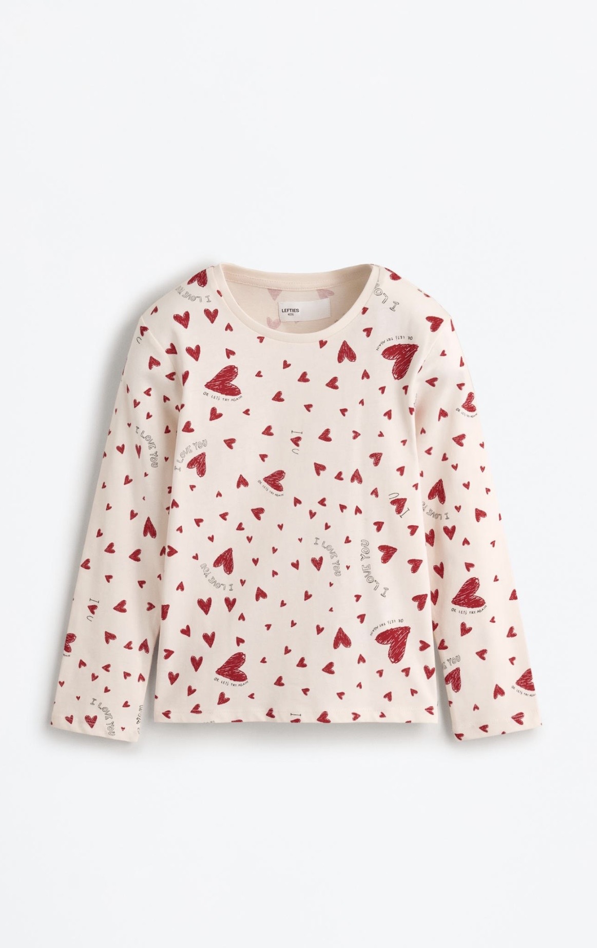 Pyjama 2 Pièces Coton Imprimé Cœur Lefties