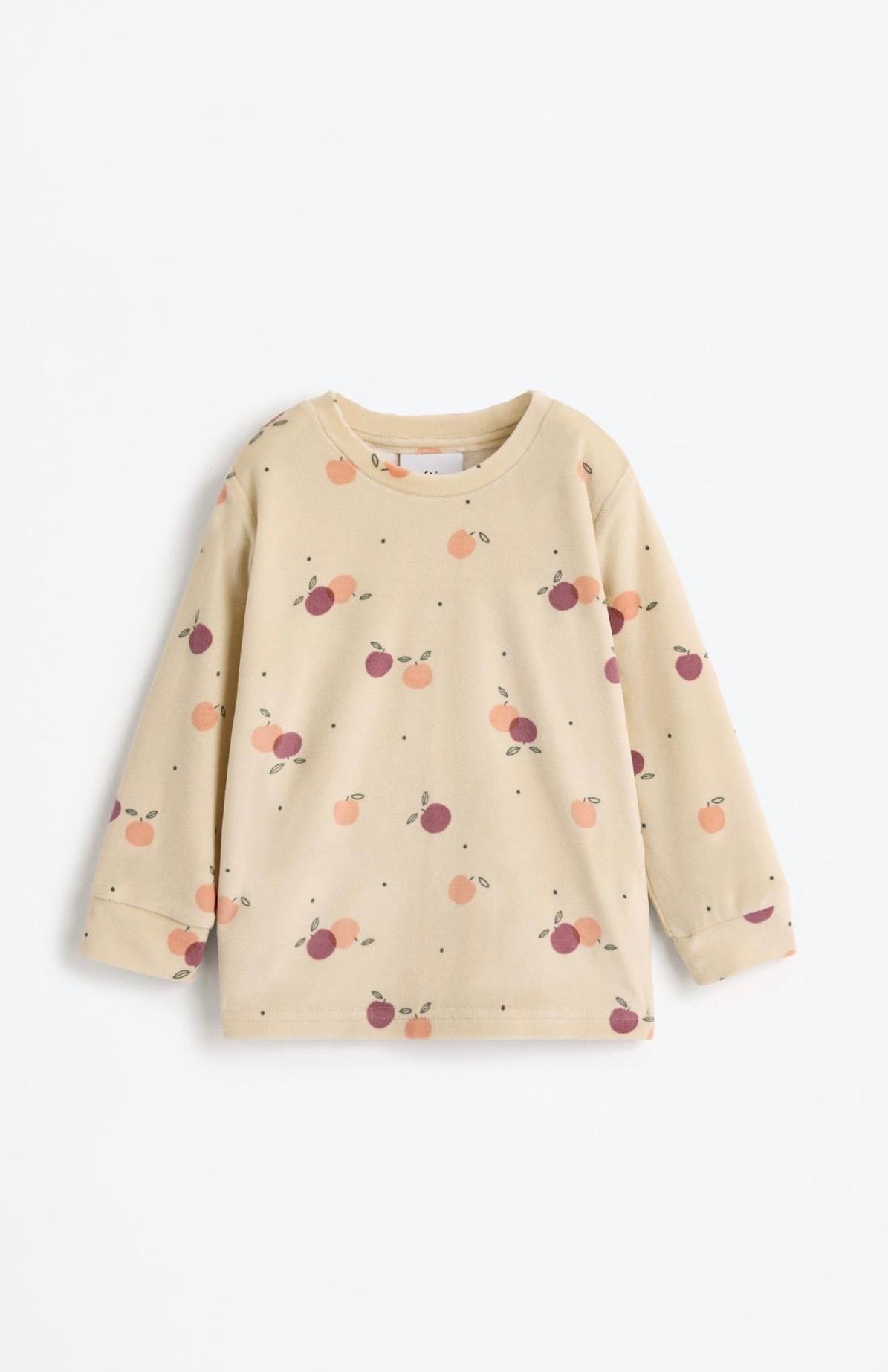 Pyjama Deux Pièces Velours Imprimé Fruits Lefties 2-3 ans 98cm