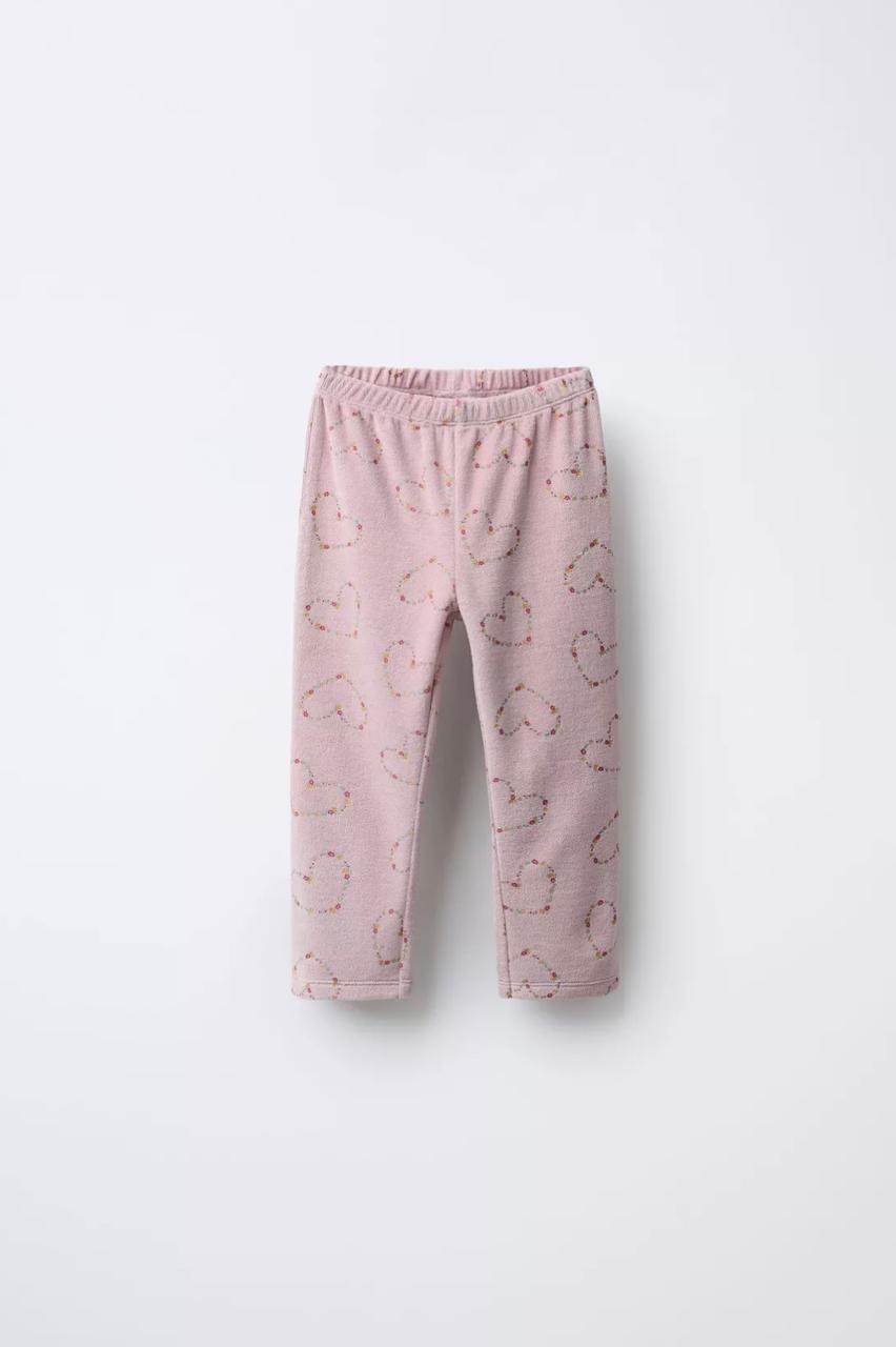 Pyjama Deux Pièces En Velours Poche Cœur Et Imprimé Fleuri Zara