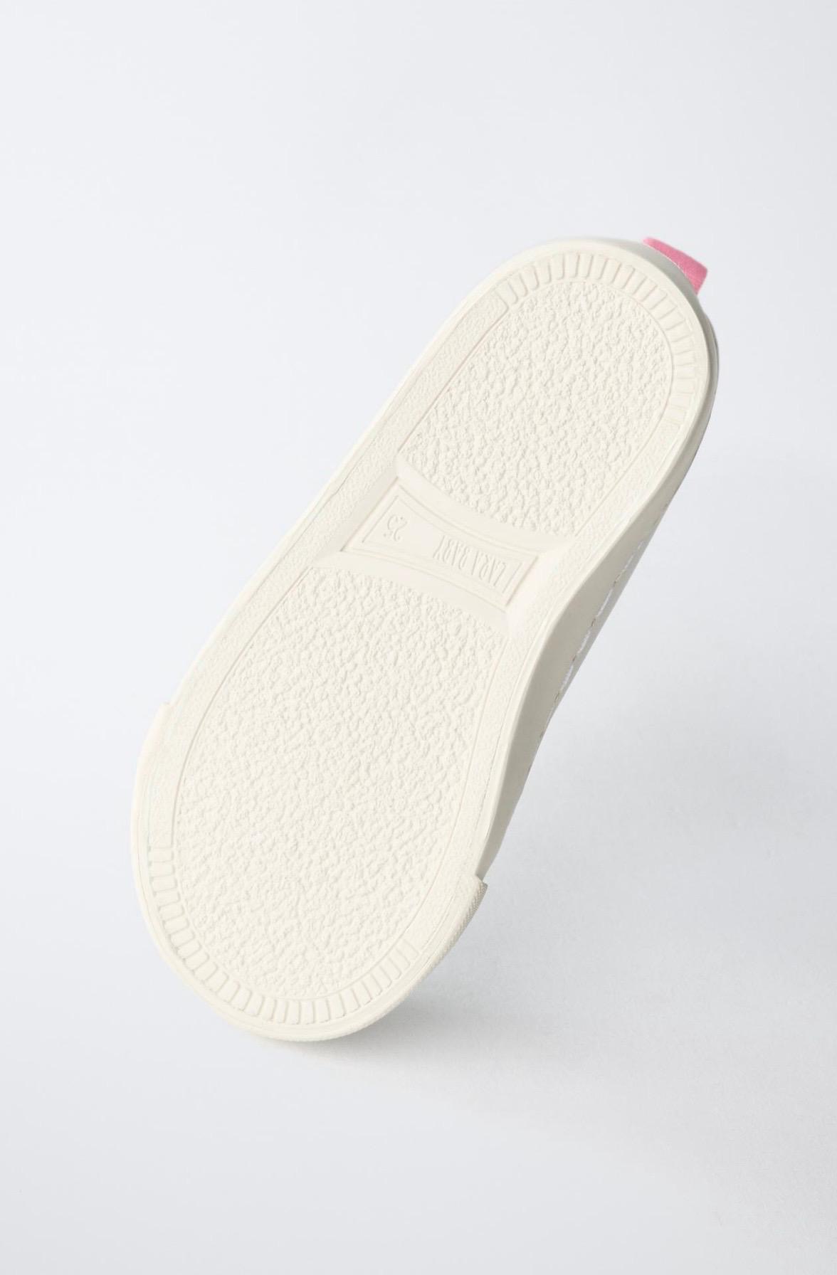 Baskets Montantes À Scratch Et Lacets Zara pointure 24
