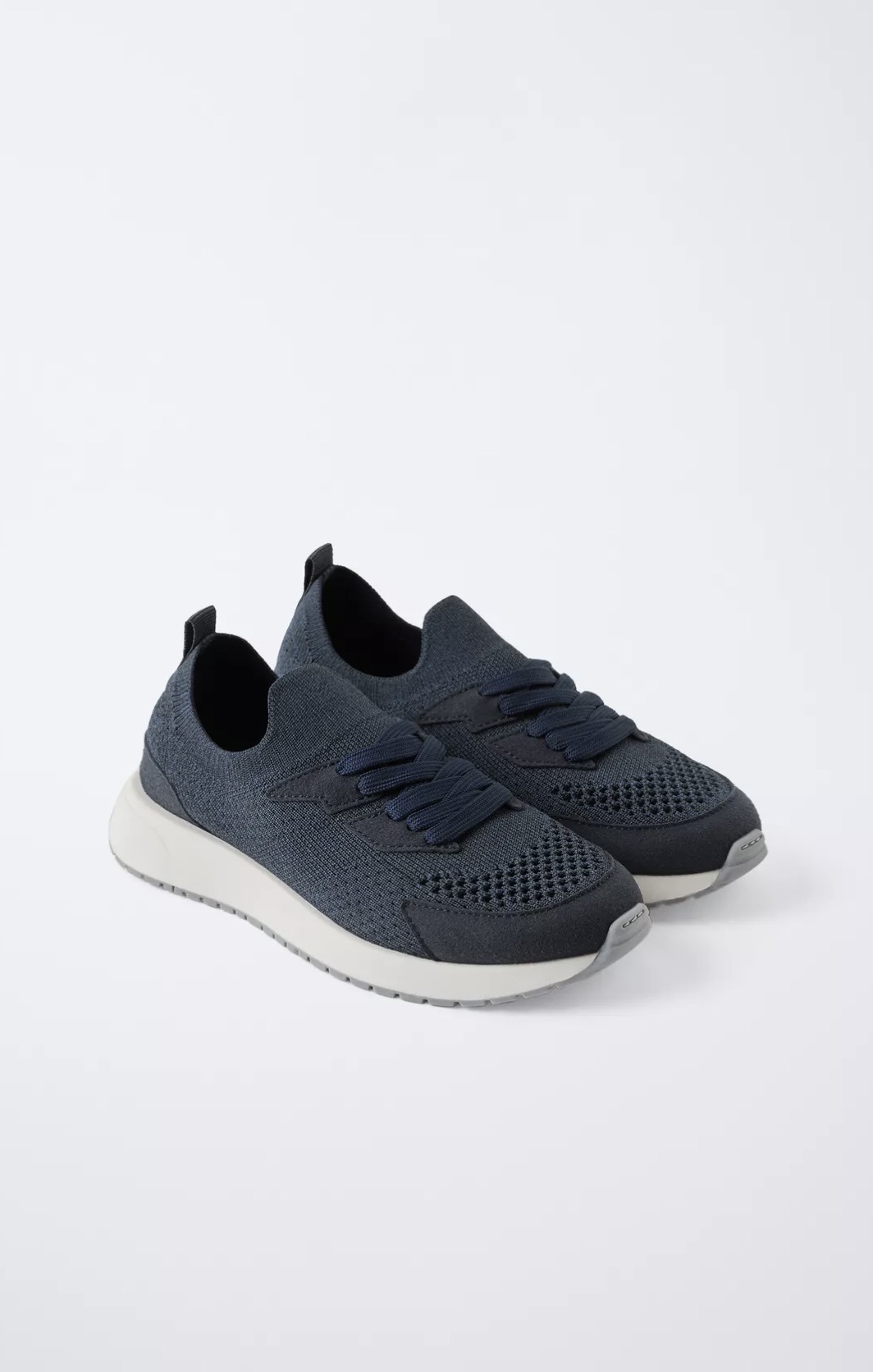 Baskets confortables Bleu Marine Zara