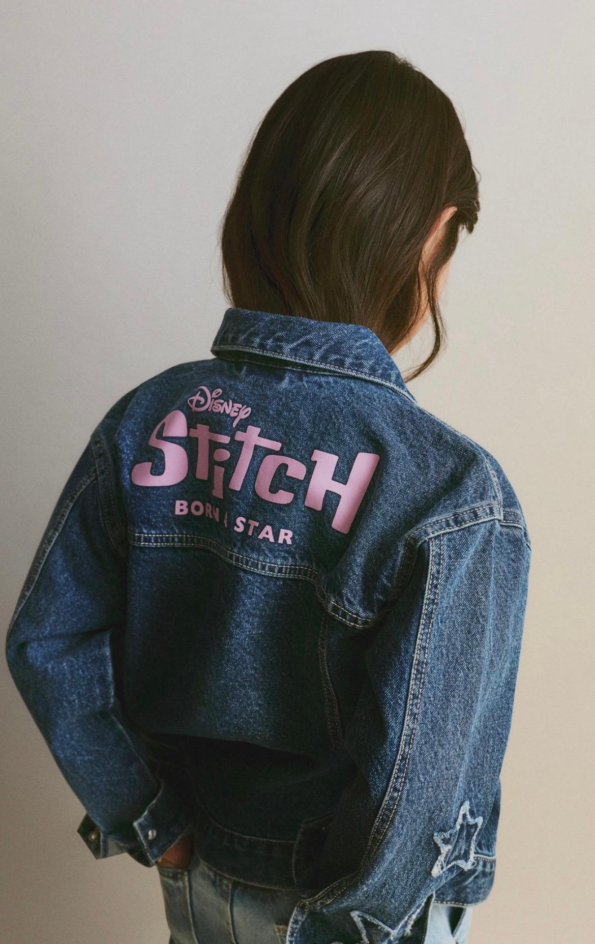 Veste En Jean Avec Écussons Étoiles Lefties 13-14 ans 164cm