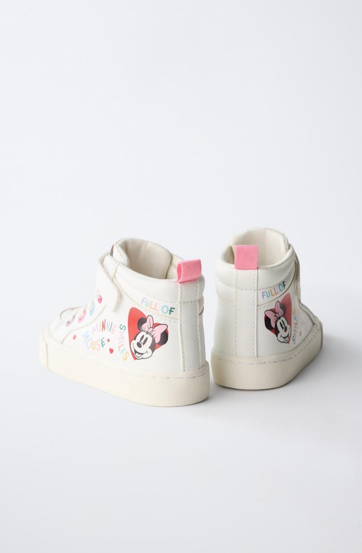 Baskets Montantes À Scratch Et Lacets Zara pointure 24