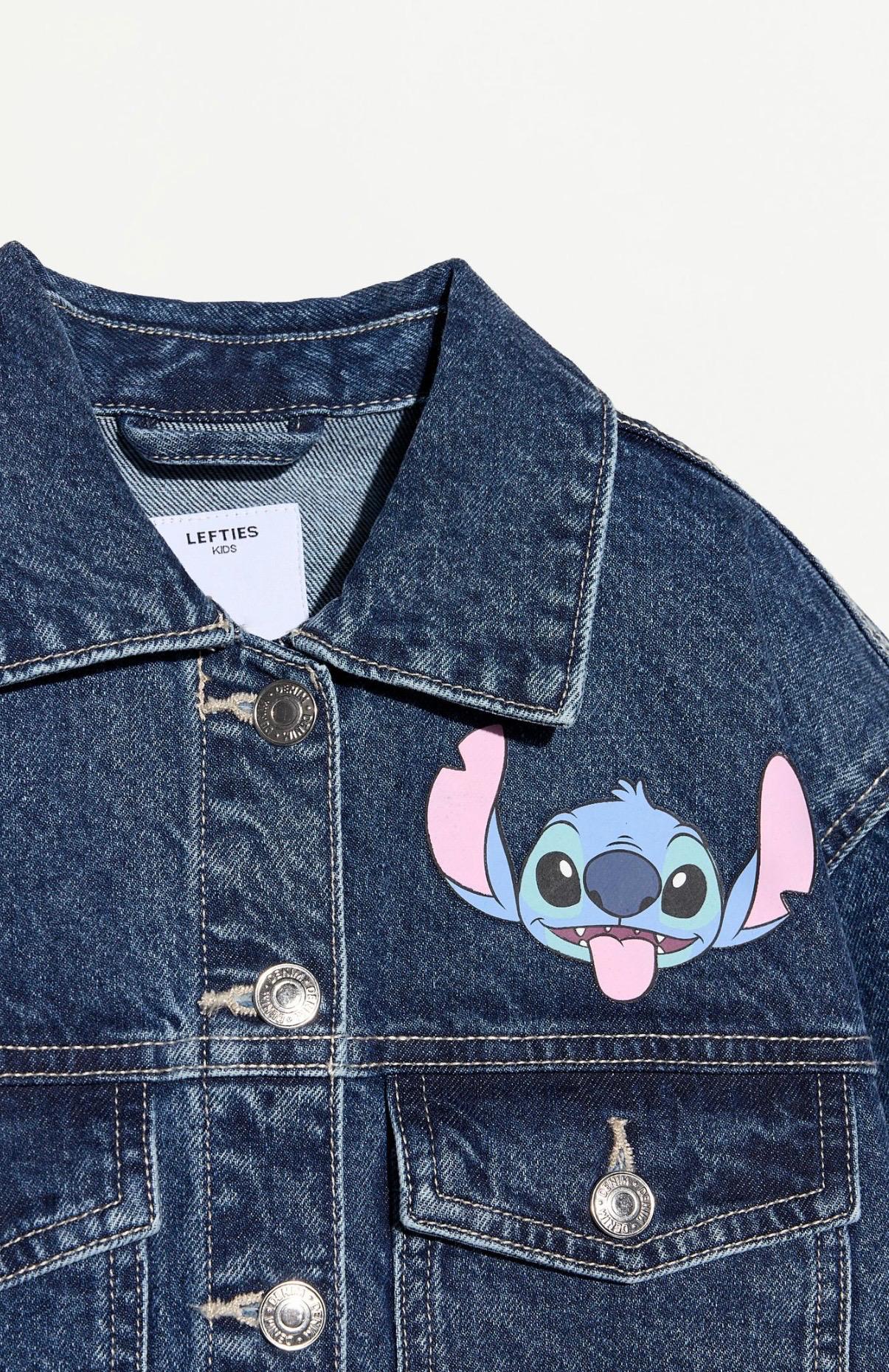 Veste En Jean Avec Écussons Étoiles Lefties 13-14 ans 164cm