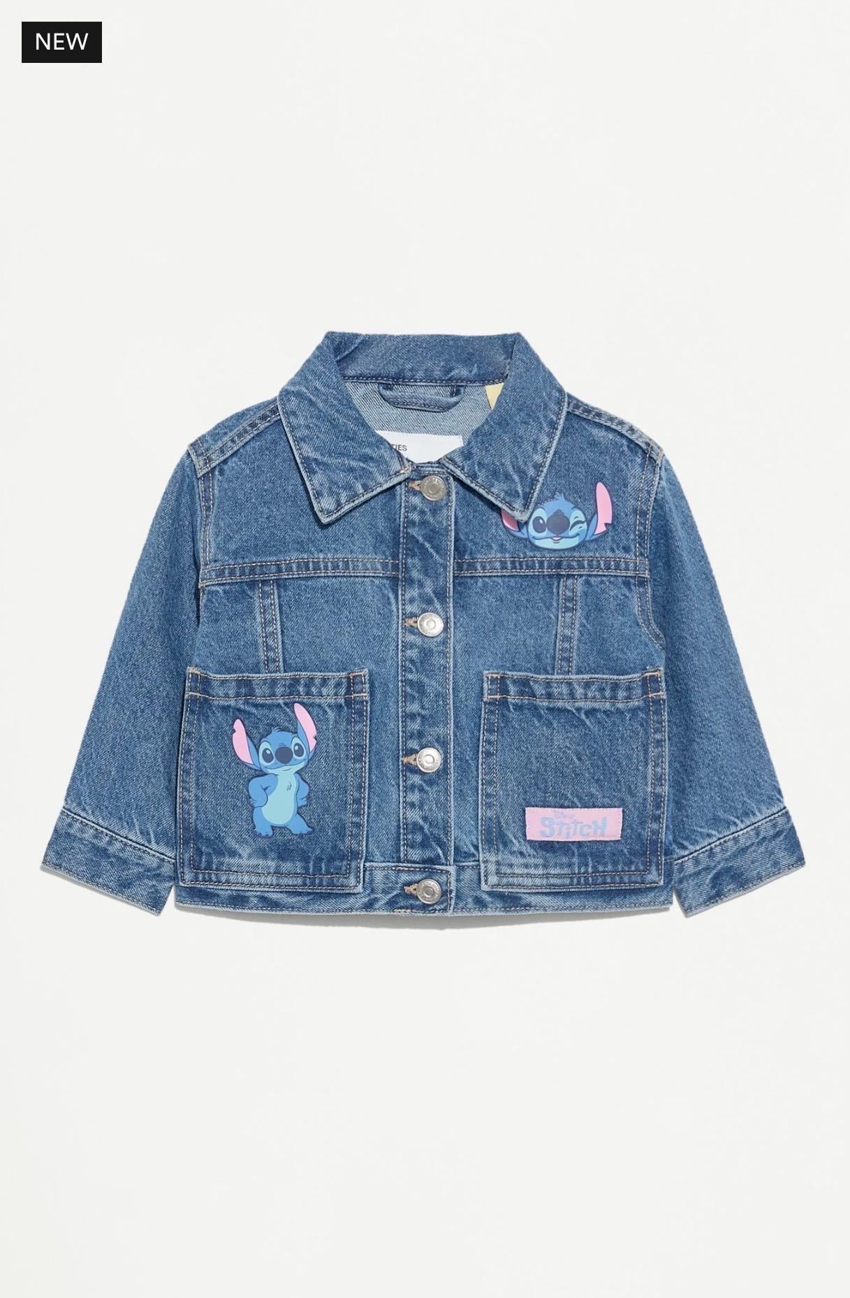 Veste En Denim De Coton À Patchs Bleu Jean Lefties 18-24 mois 92cm