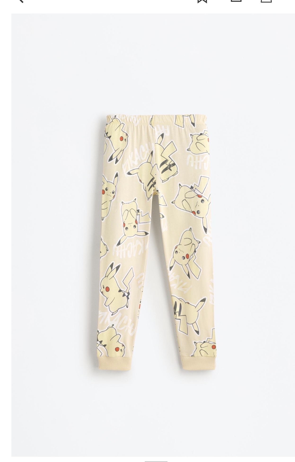 Pyjama 2 Pièces Enfant Pokémon Pikachu 5-6 ans
