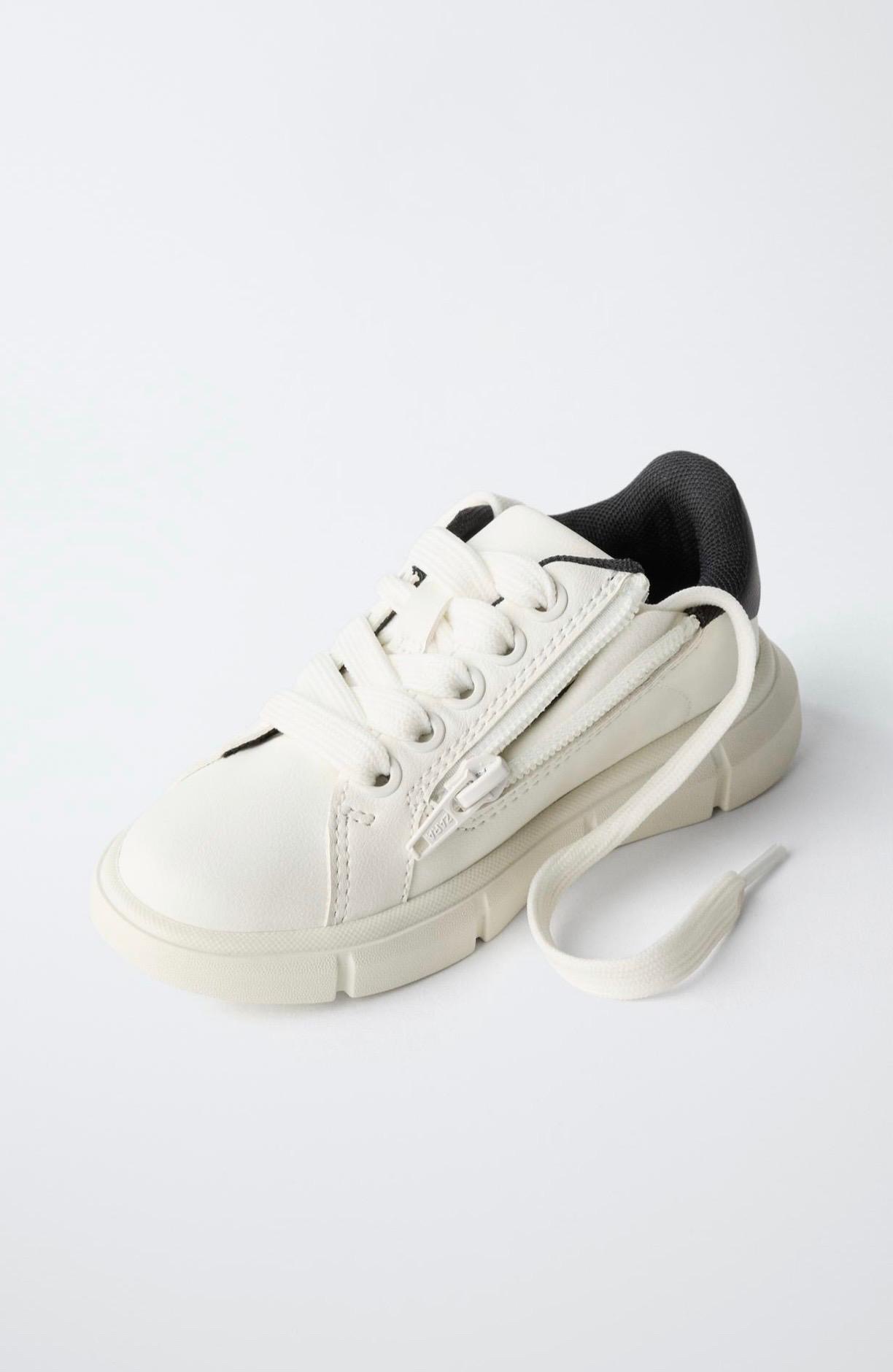Baskets Avec Zip Et Lacets Ajustables Zara
