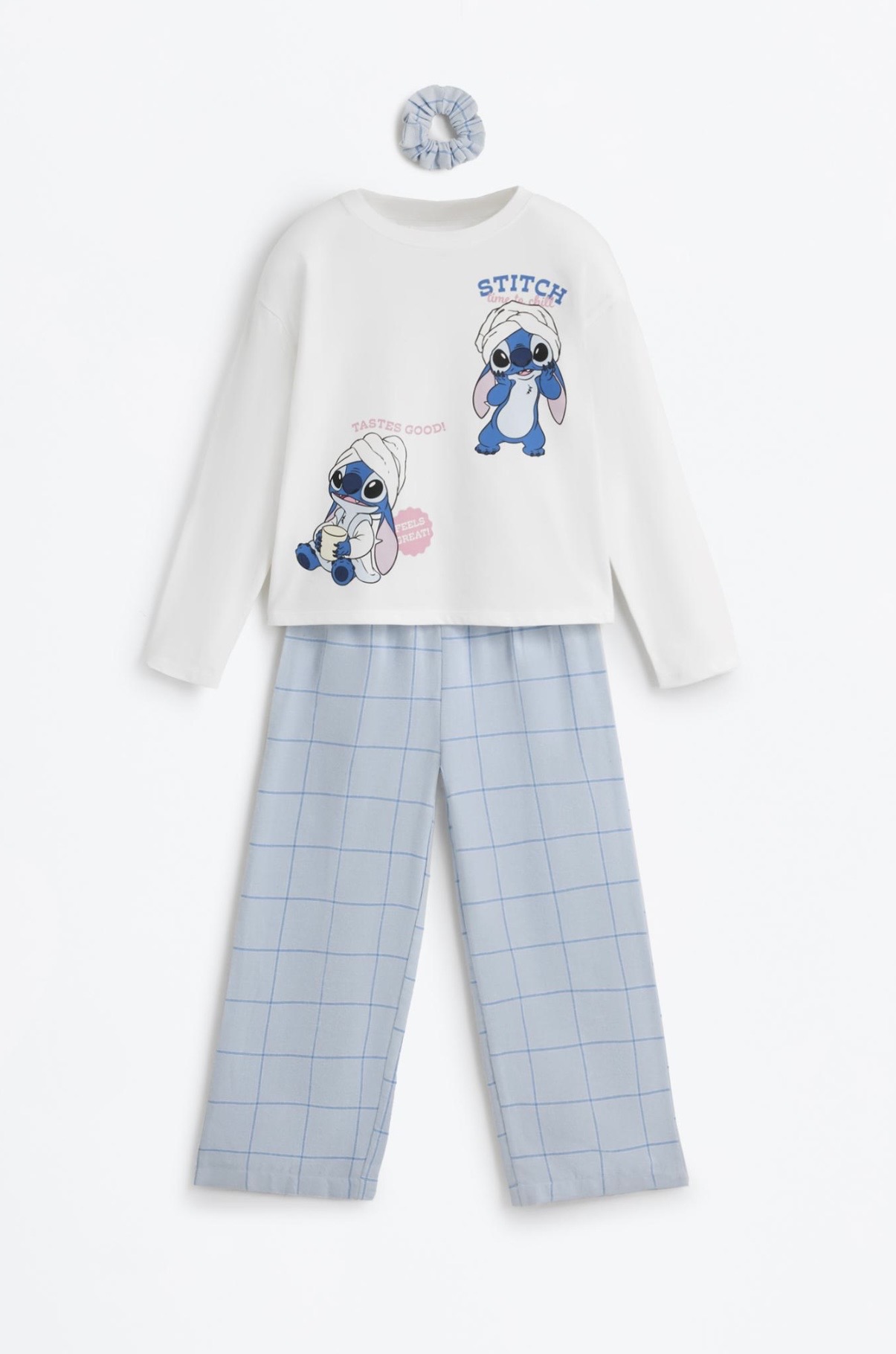 Pyjama 2 Pièces Coton Disney Stitch & Chouchou