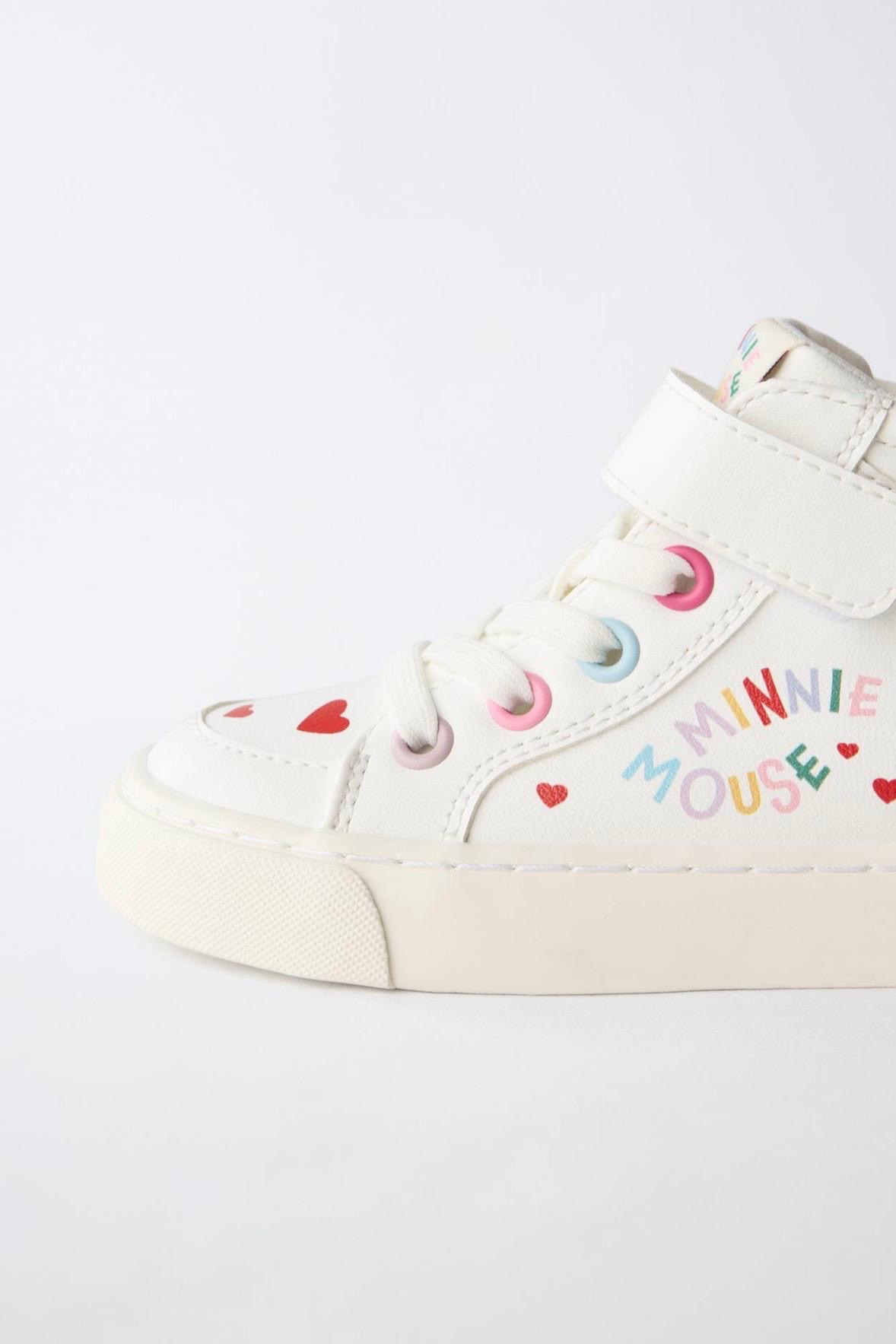 Baskets Montantes À Scratch Et Lacets Zara pointure 24