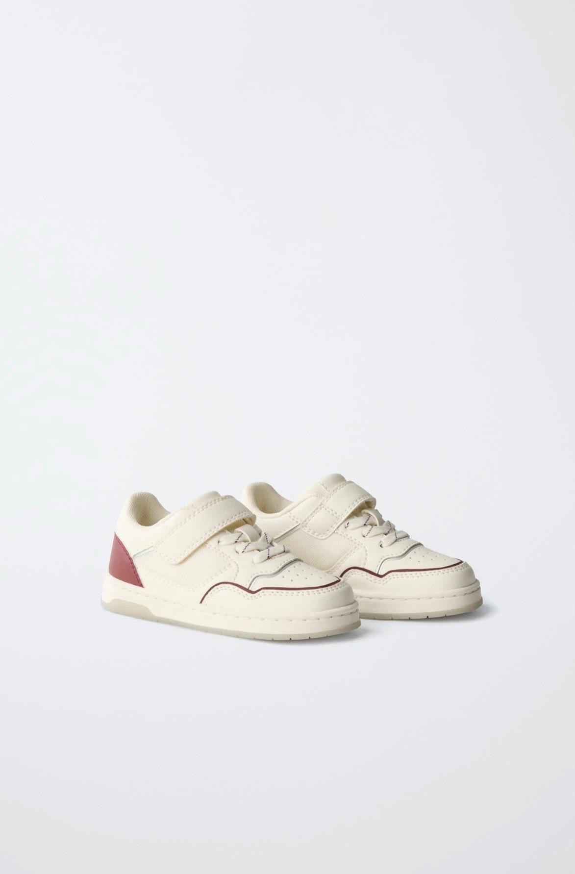 Baskets Multimatières À Lacets Élastiques Et Scratch Zara pointure 23