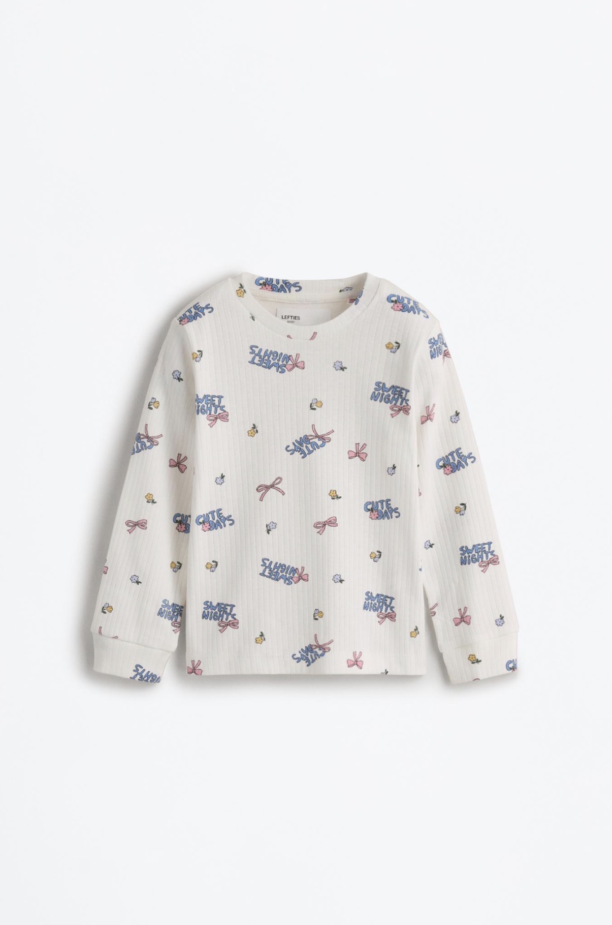 Pyjama 2 Pièces Coton Côtelé Imprimé Lefties